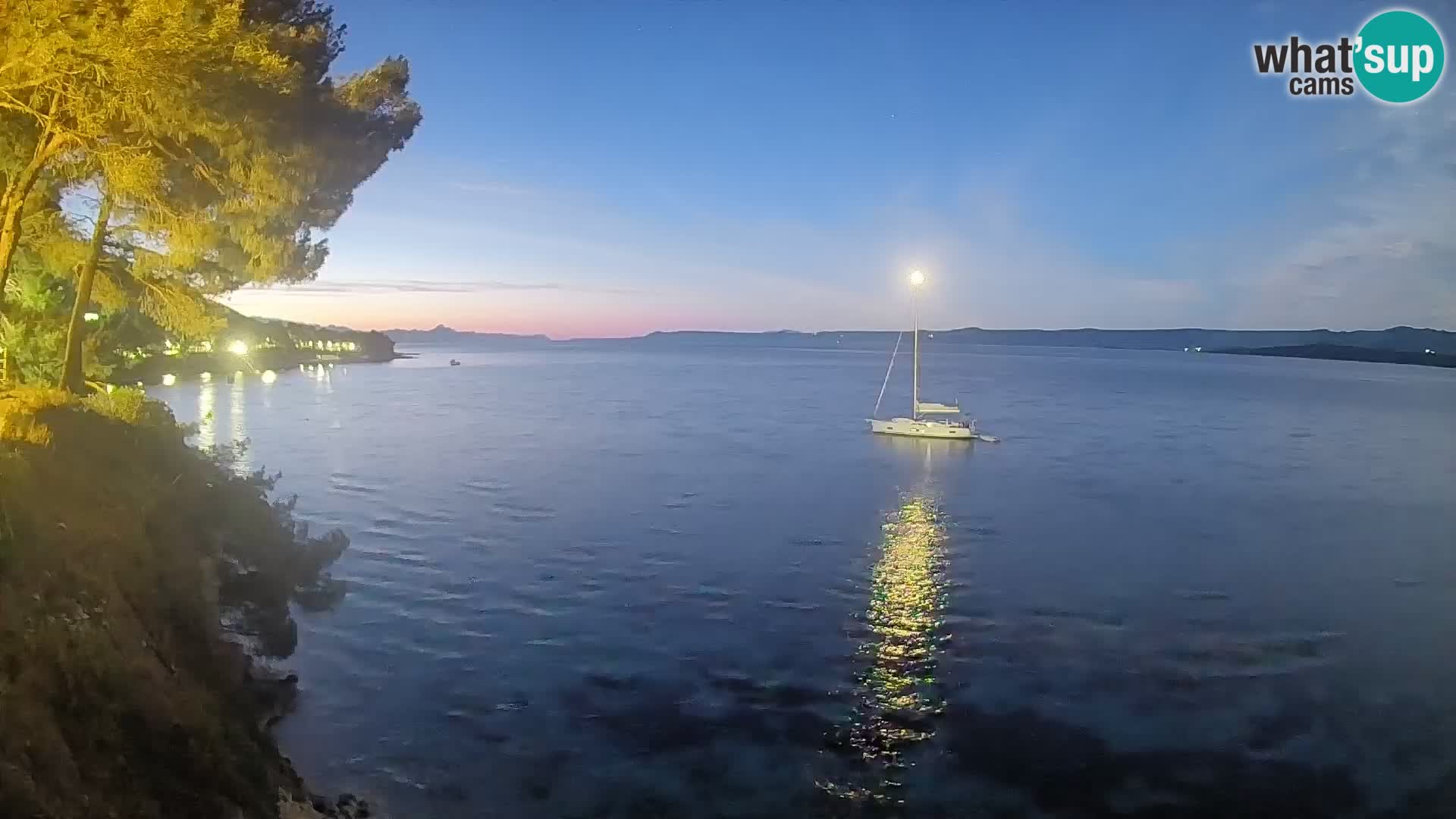 Webcam Potočine Beach Bol – Live View of Borak Beach, Brač Island