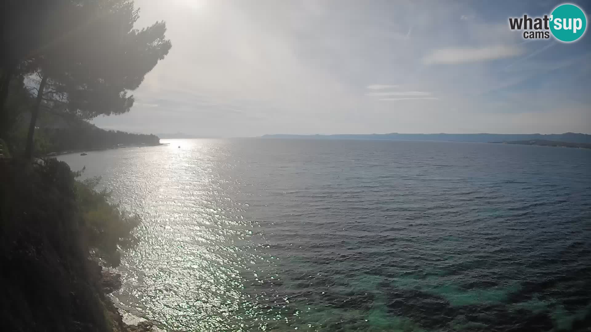 Webcam plage Potočine Bol – Vue en direct sur Borak Beach, île de Brač