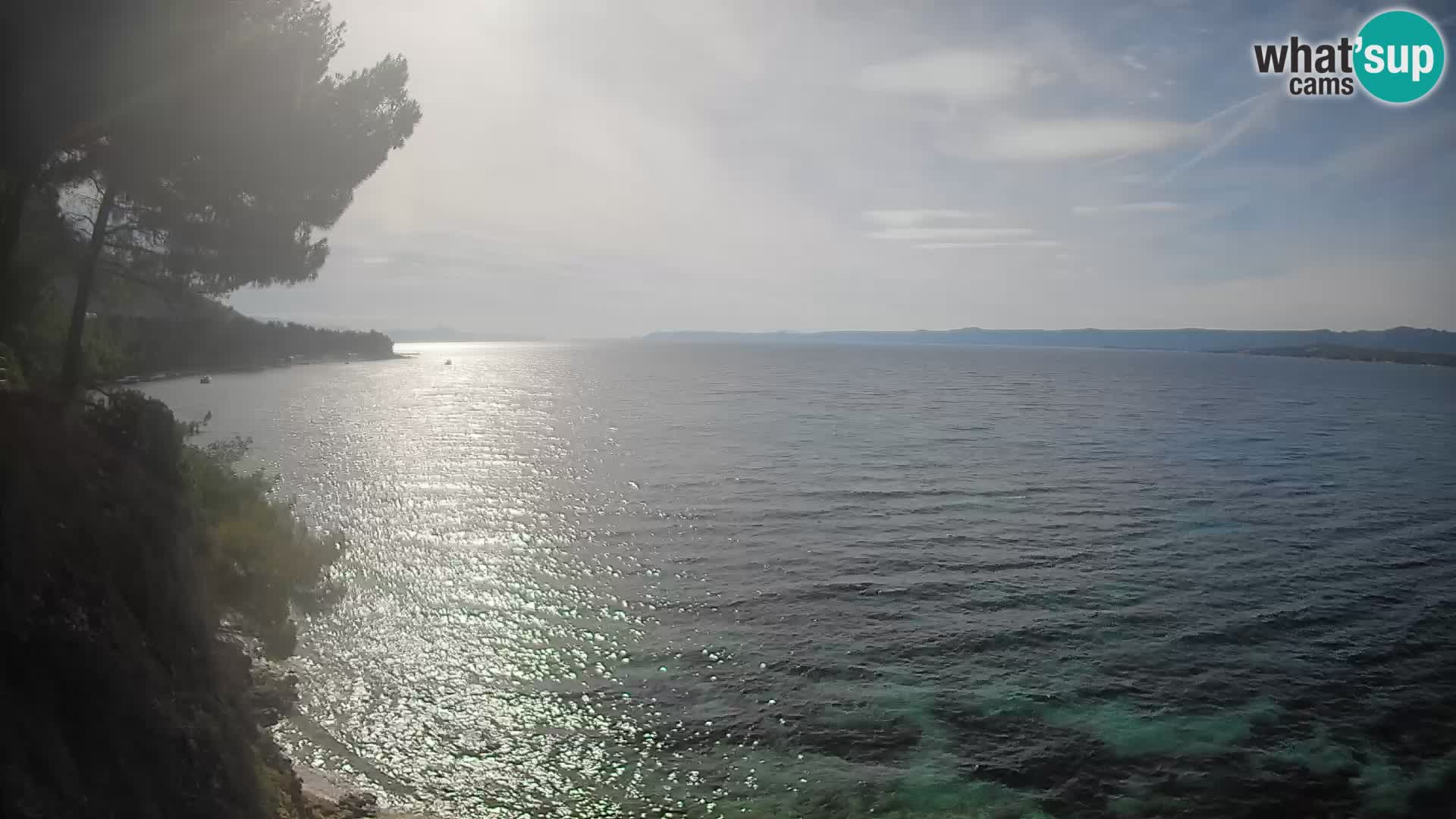 Webcam Playa Potočine Bol – Vista en vivo de Borak Beach, Isla de Brač