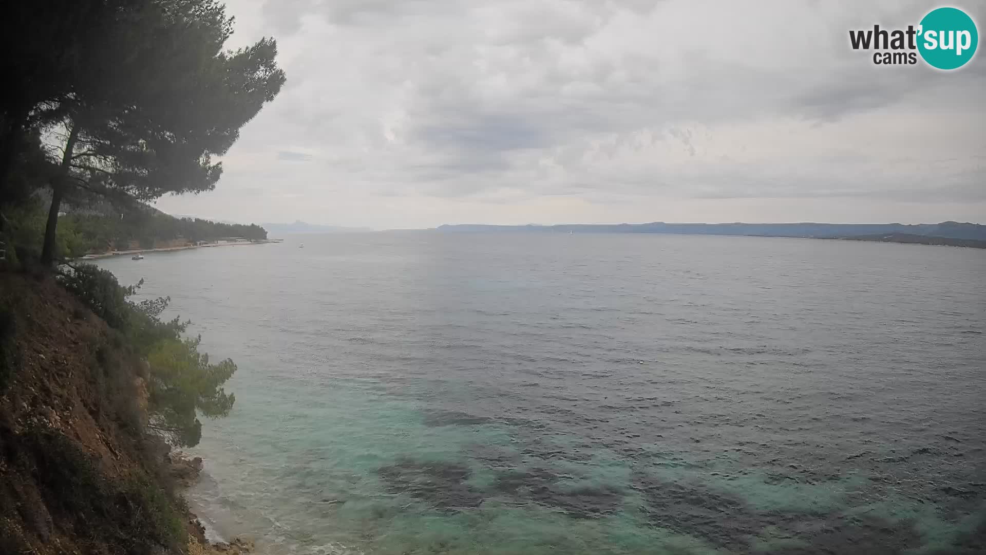 Webcam Playa Potočine Bol – Vista en vivo de Borak Beach, Isla de Brač