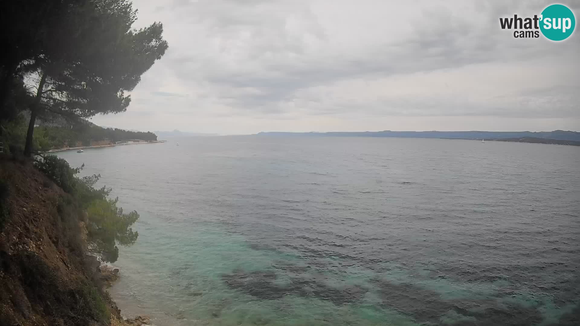 Webcam Playa Potočine Bol – Vista en vivo de Borak Beach, Isla de Brač