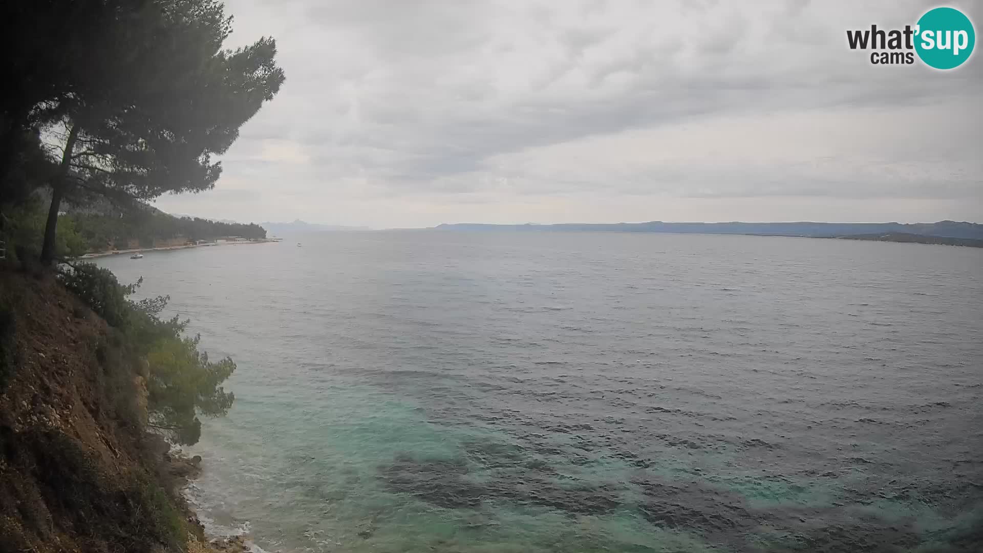 Webcam Playa Potočine Bol – Vista en vivo de Borak Beach, Isla de Brač