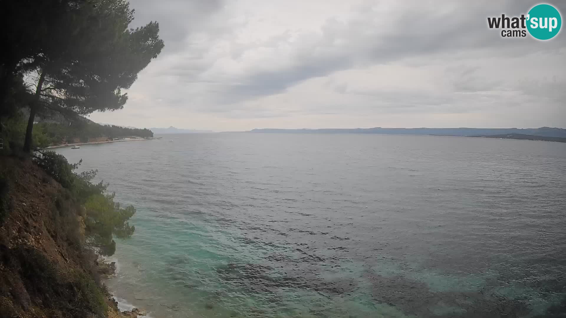 Web kamera Potočine Bol – Pogled uživo na plažu Borak, otok Brač