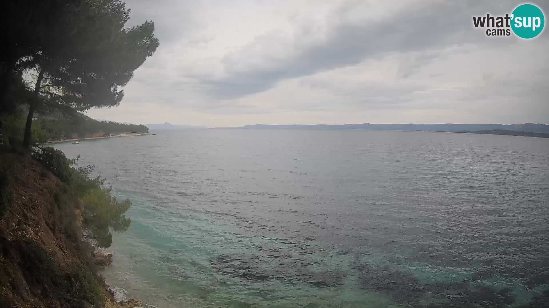 Webcam Potočine Beach Bol – Live View of Borak Beach, Brač Island
