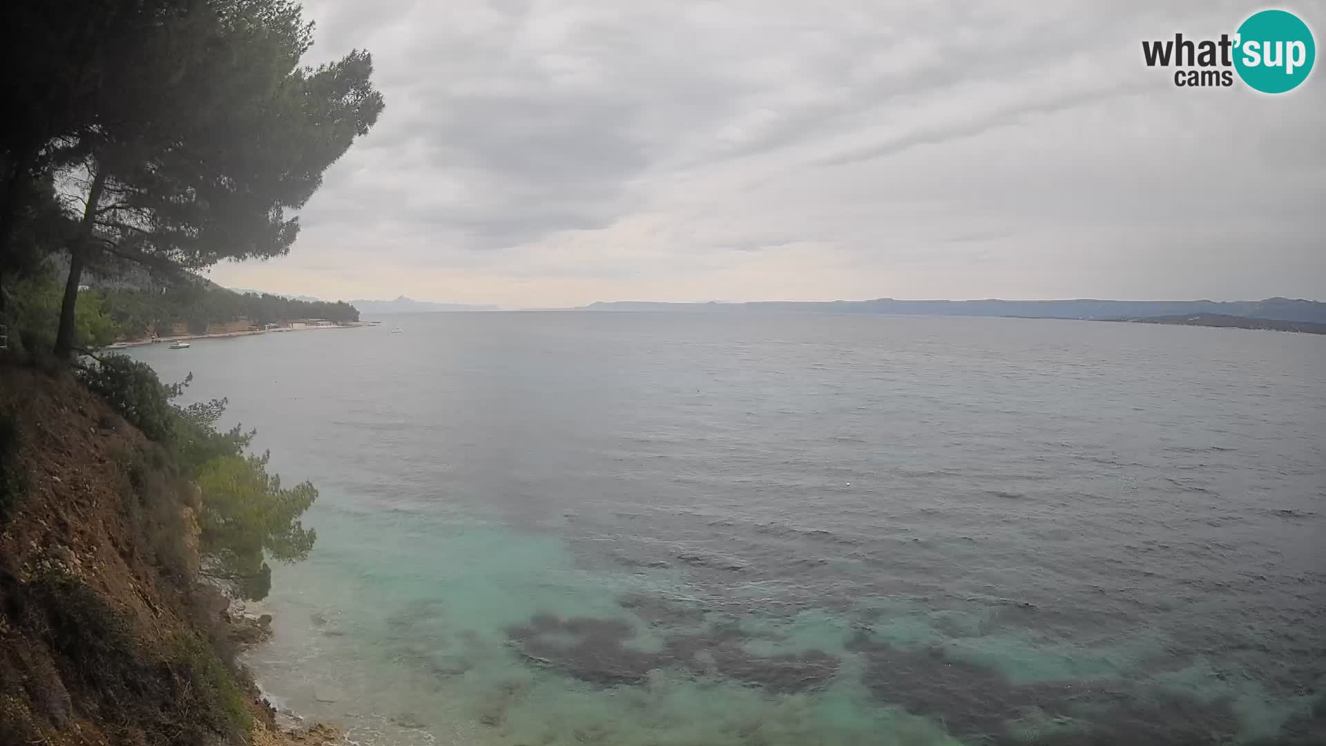 Webcam Potočine Beach Bol – Live View of Borak Beach, Brač Island