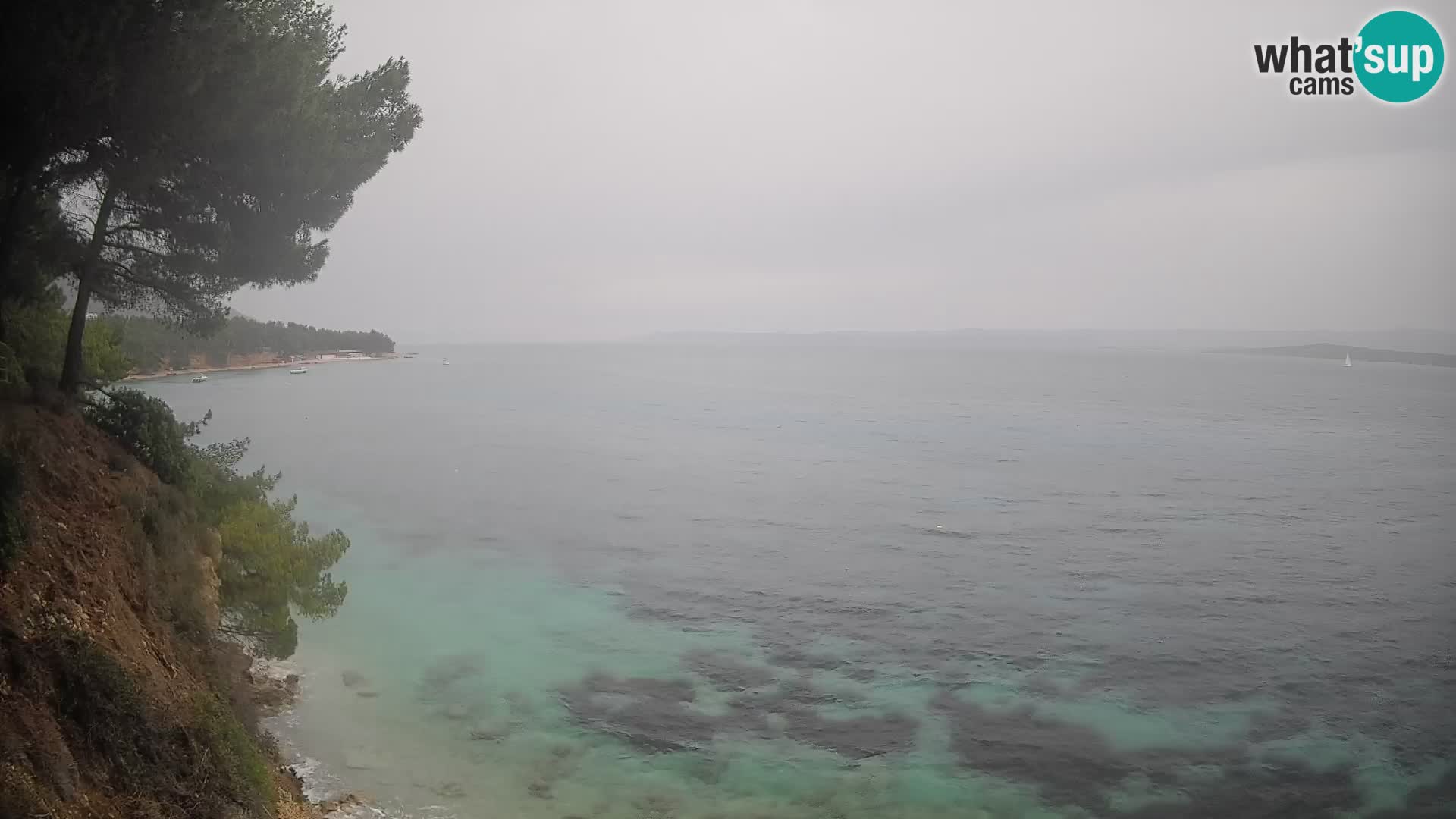 Webcam Potočine Beach Bol – Live View of Borak Beach, Brač Island