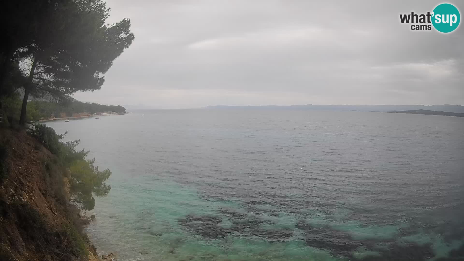Webcam Playa Potočine Bol – Vista en vivo de Borak Beach, Isla de Brač