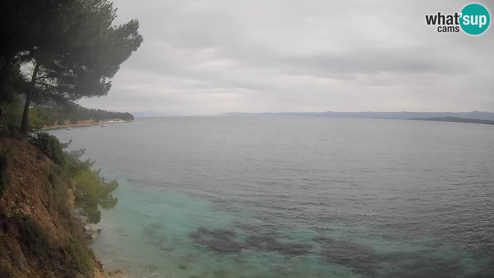 Webcam Playa Potočine Bol – Vista en vivo de Borak Beach, Isla de Brač