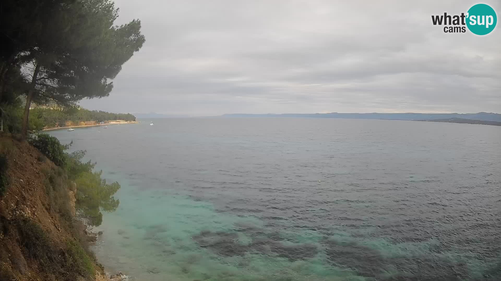 Webcam Potočine Beach Bol – Live View of Borak Beach, Brač Island