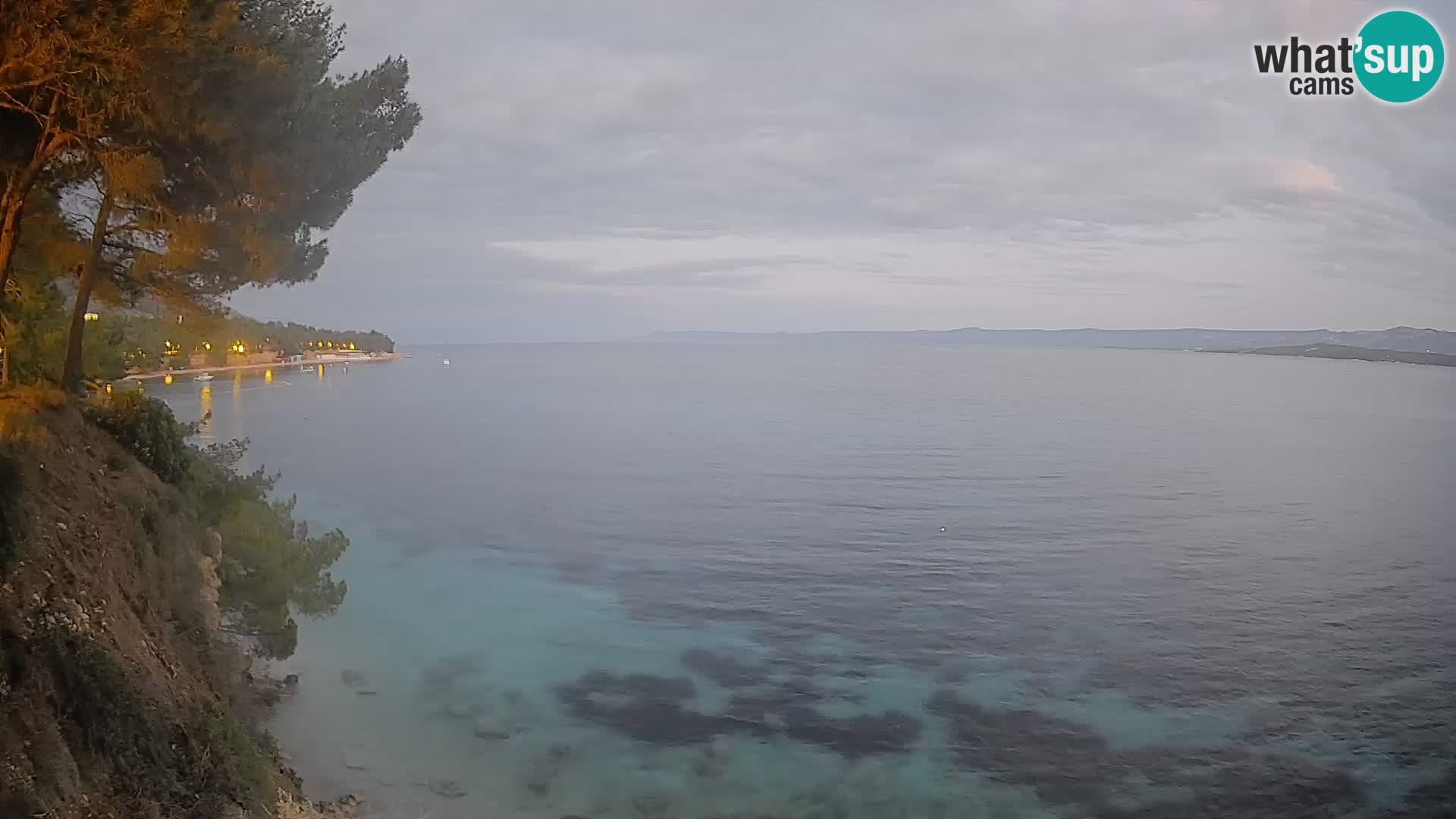 Webcam Potočine Beach Bol – Live View of Borak Beach, Brač Island