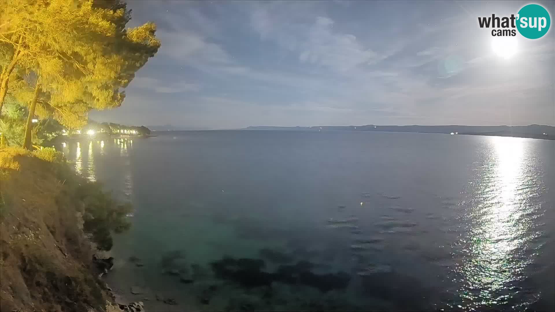 Webcam Playa Potočine Bol – Vista en vivo de Borak Beach, Isla de Brač