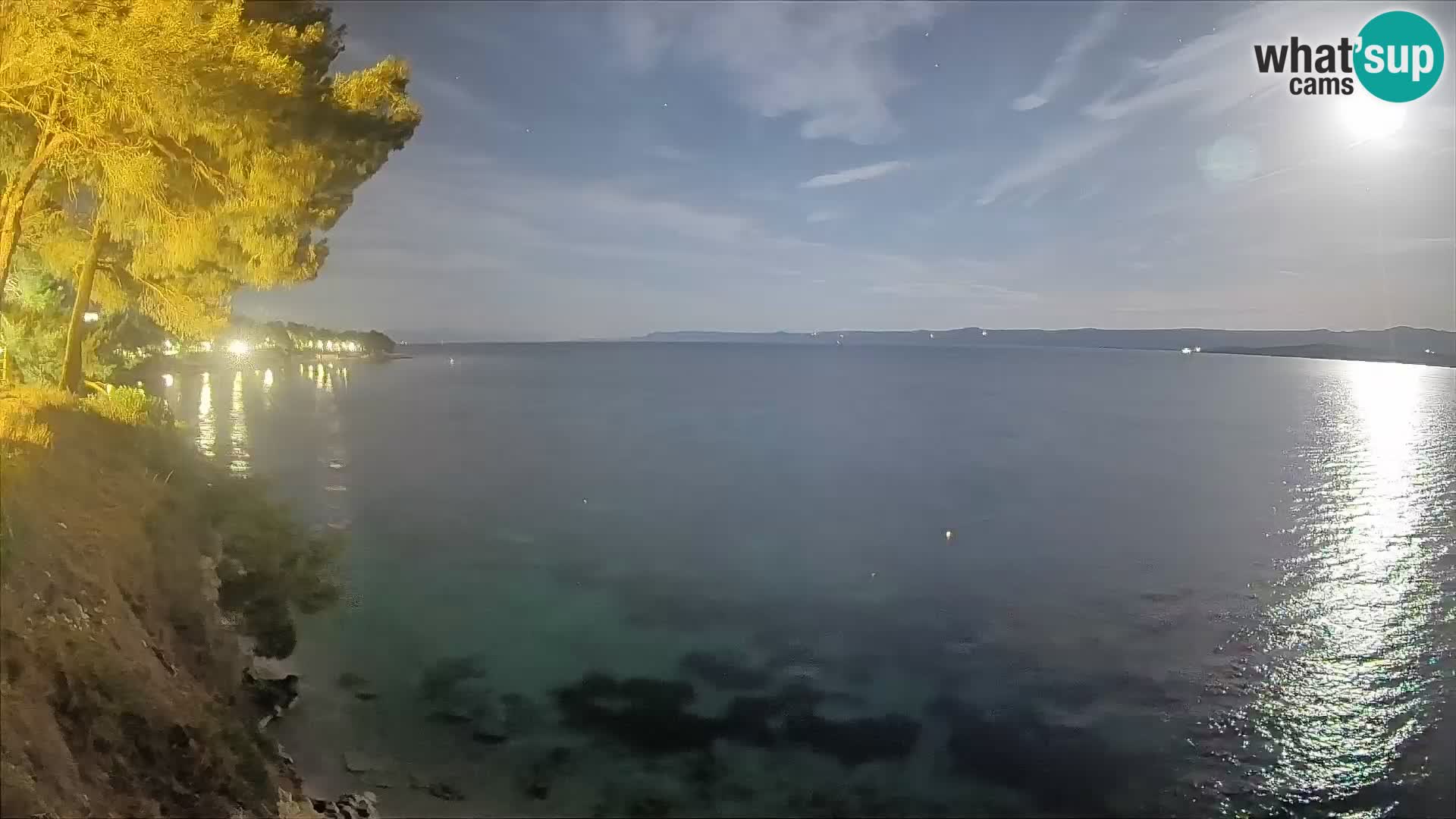 Webcam Potočine Beach Bol – Live View of Borak Beach, Brač Island