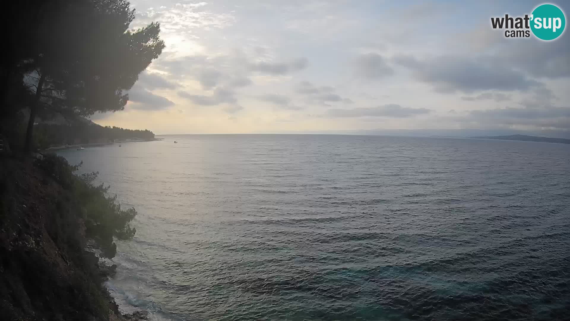 Webcam Spiaggia Potočine Bol – Vista live sulla spiaggia Borak, Isola di Brač