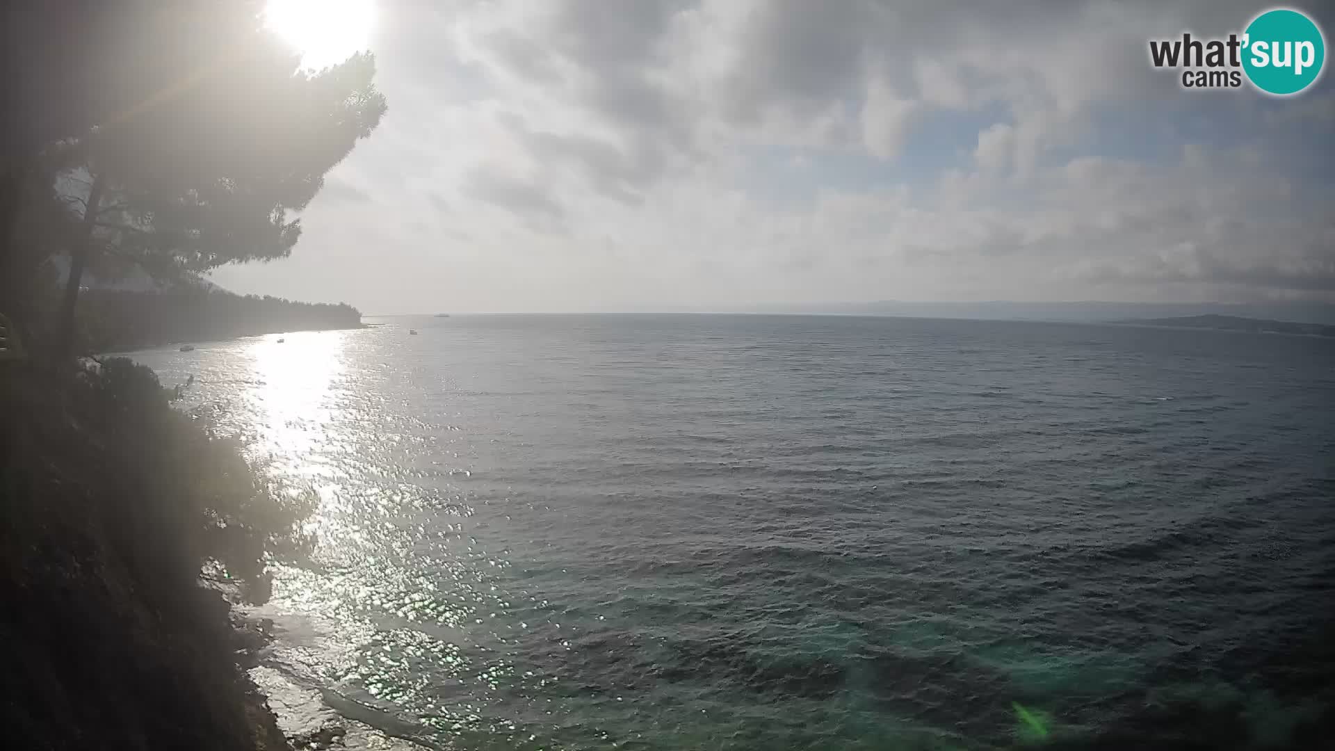 Webcam Spiaggia Potočine Bol – Vista live sulla spiaggia Borak, Isola di Brač