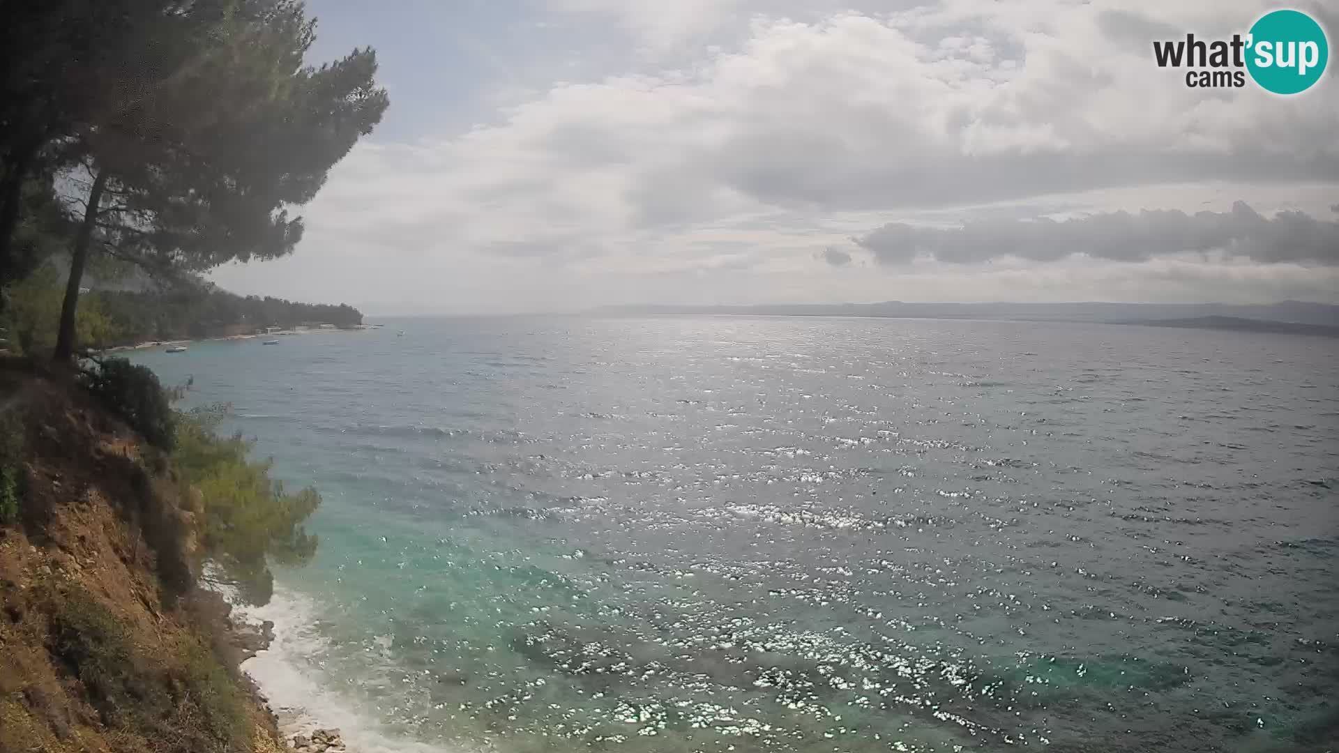 Webcam Strand Potočine Bol – Liveblick auf Borak Beach, Insel Brač