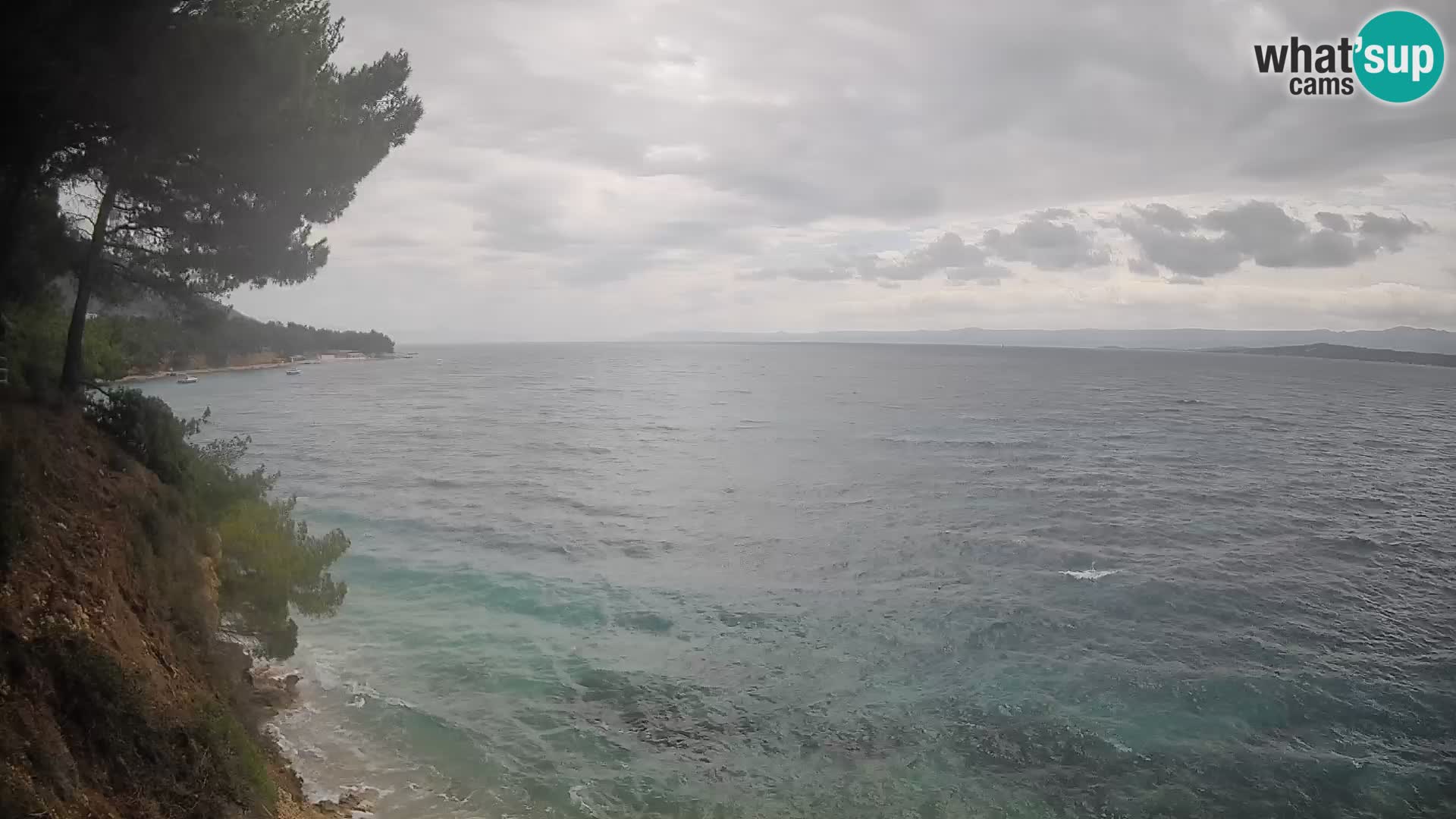 Webcam plage Potočine Bol – Vue en direct sur Borak Beach, île de Brač