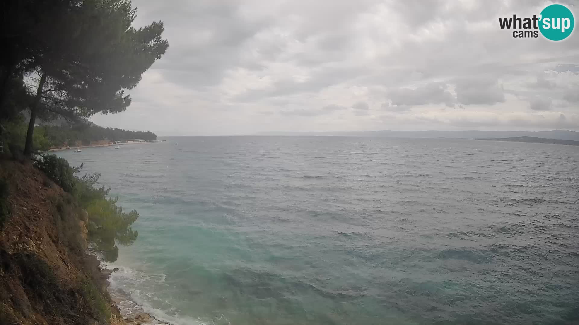 Webcam plage Potočine Bol – Vue en direct sur Borak Beach, île de Brač