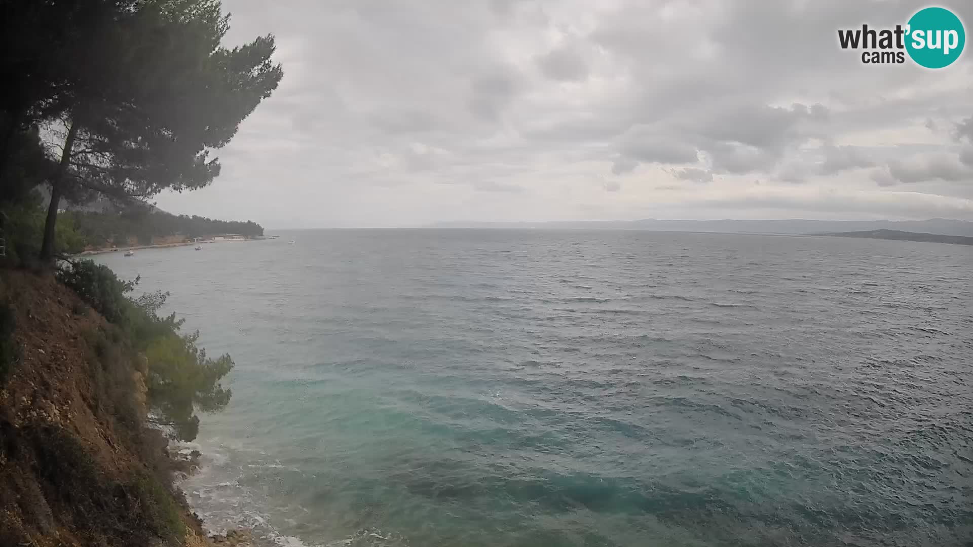 Webcam Potočine Beach Bol – Live View of Borak Beach, Brač Island