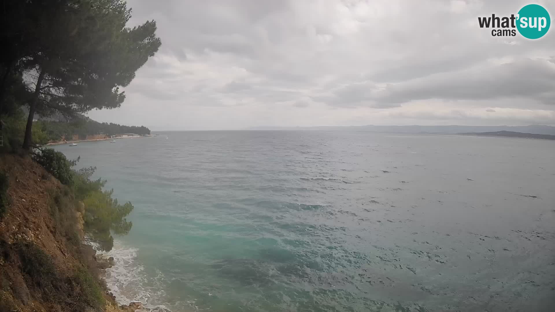 Webcam Potočine Beach Bol – Live View of Borak Beach, Brač Island