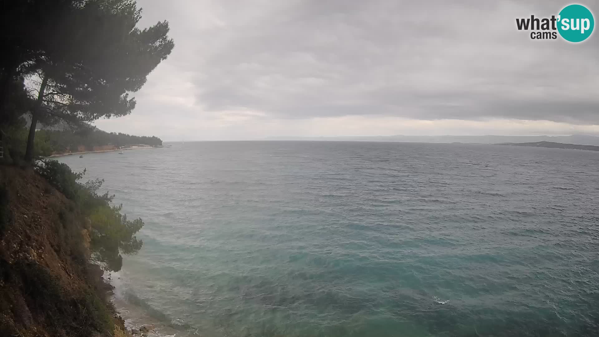 Webcam Potočine Beach Bol – Live View of Borak Beach, Brač Island