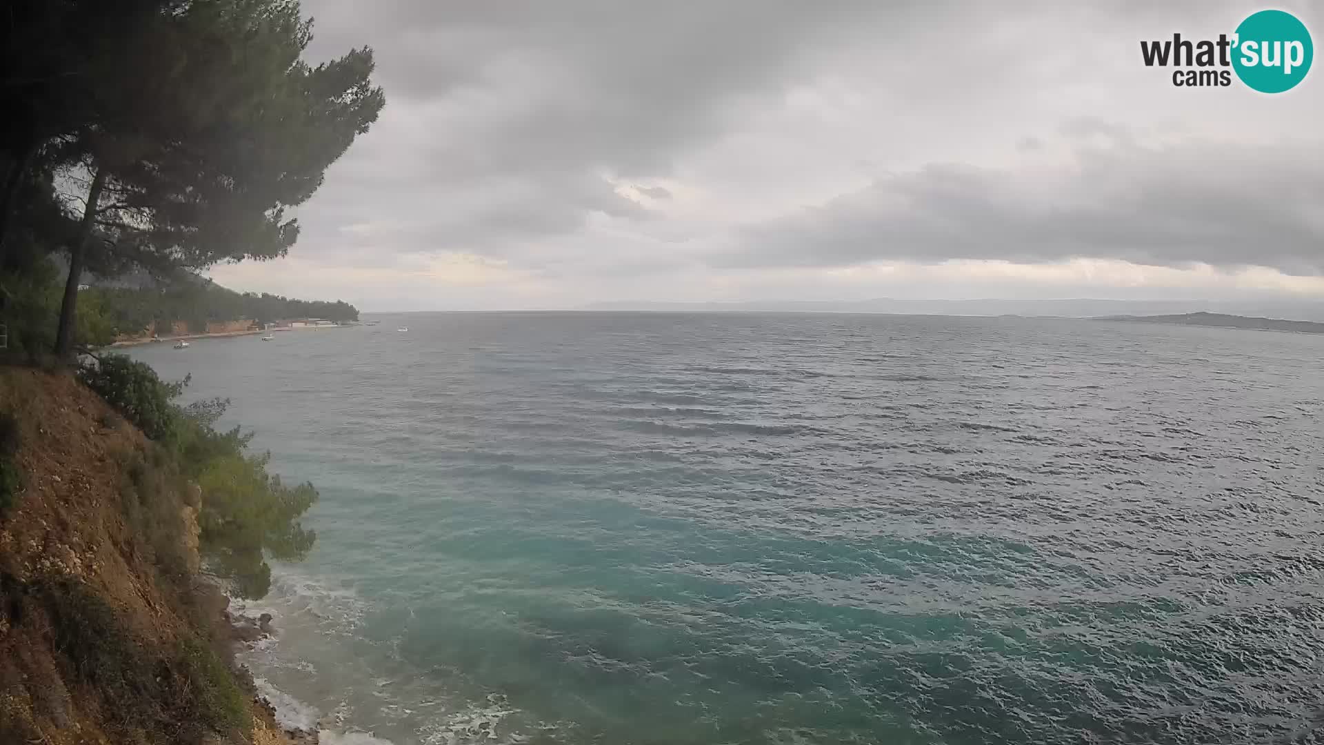 Webcam Potočine Beach Bol – Live View of Borak Beach, Brač Island