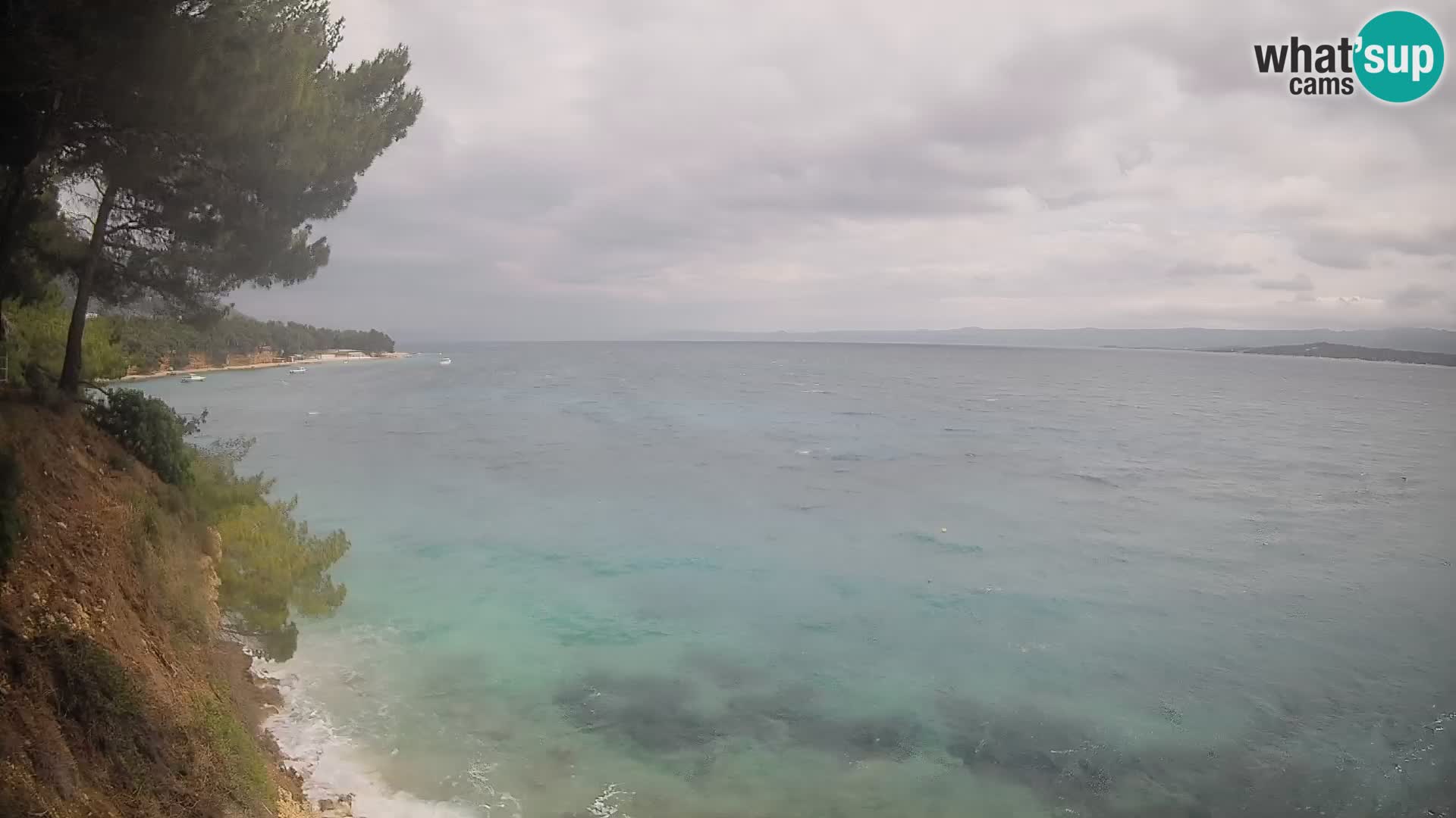 Webcam Potočine Beach Bol – Live View of Borak Beach, Brač Island
