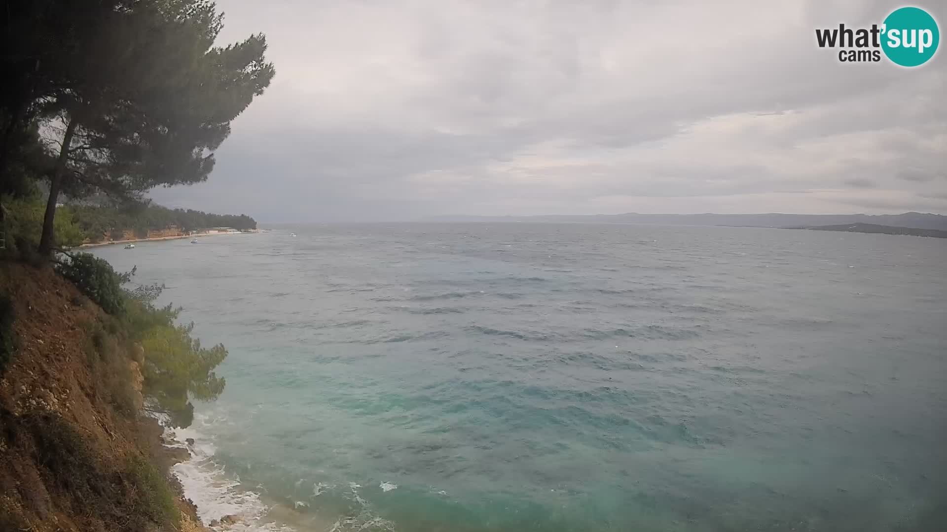 Webcam Playa Potočine Bol – Vista en vivo de Borak Beach, Isla de Brač