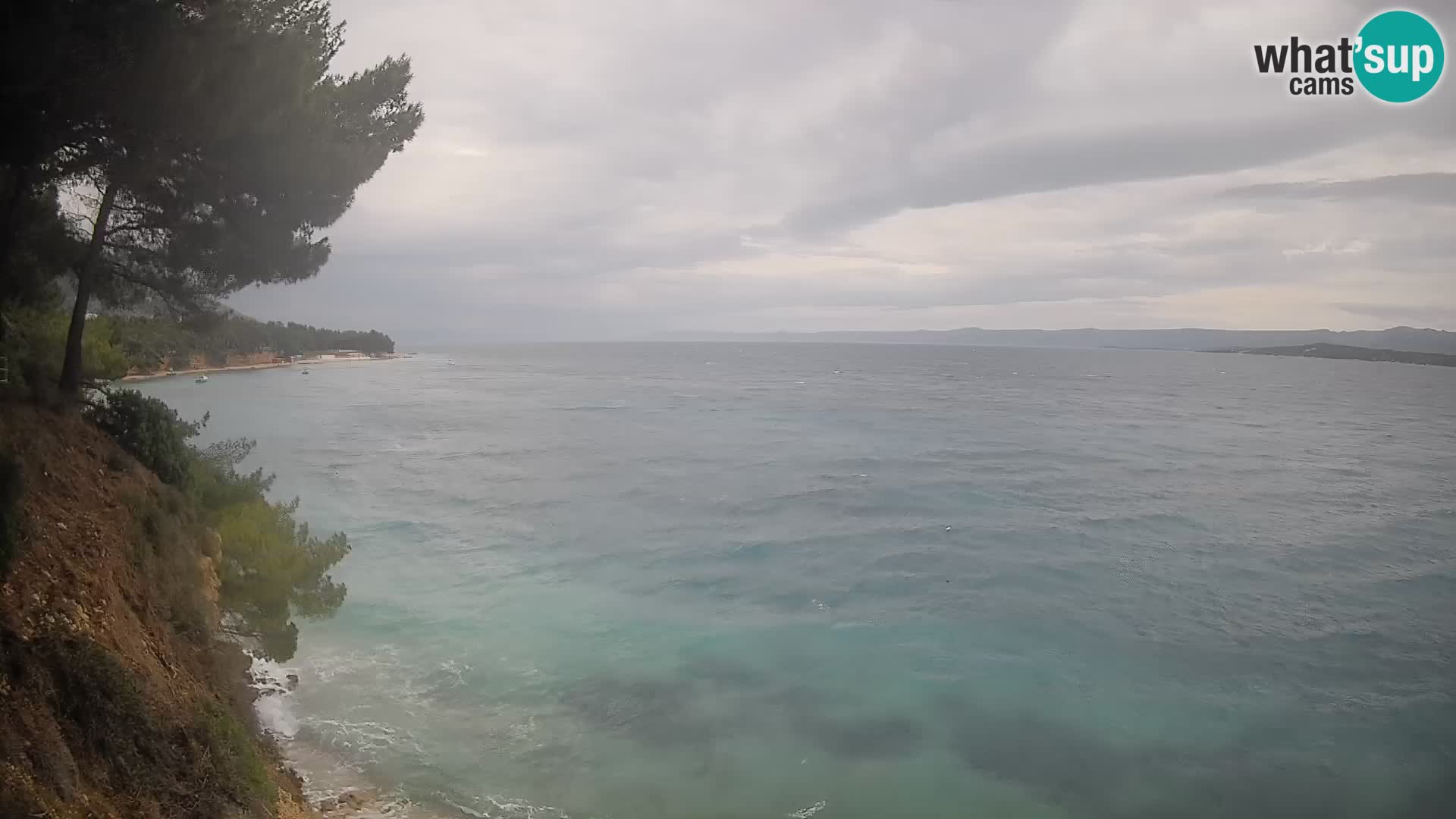 Webcam Potočine Beach Bol – Live View of Borak Beach, Brač Island