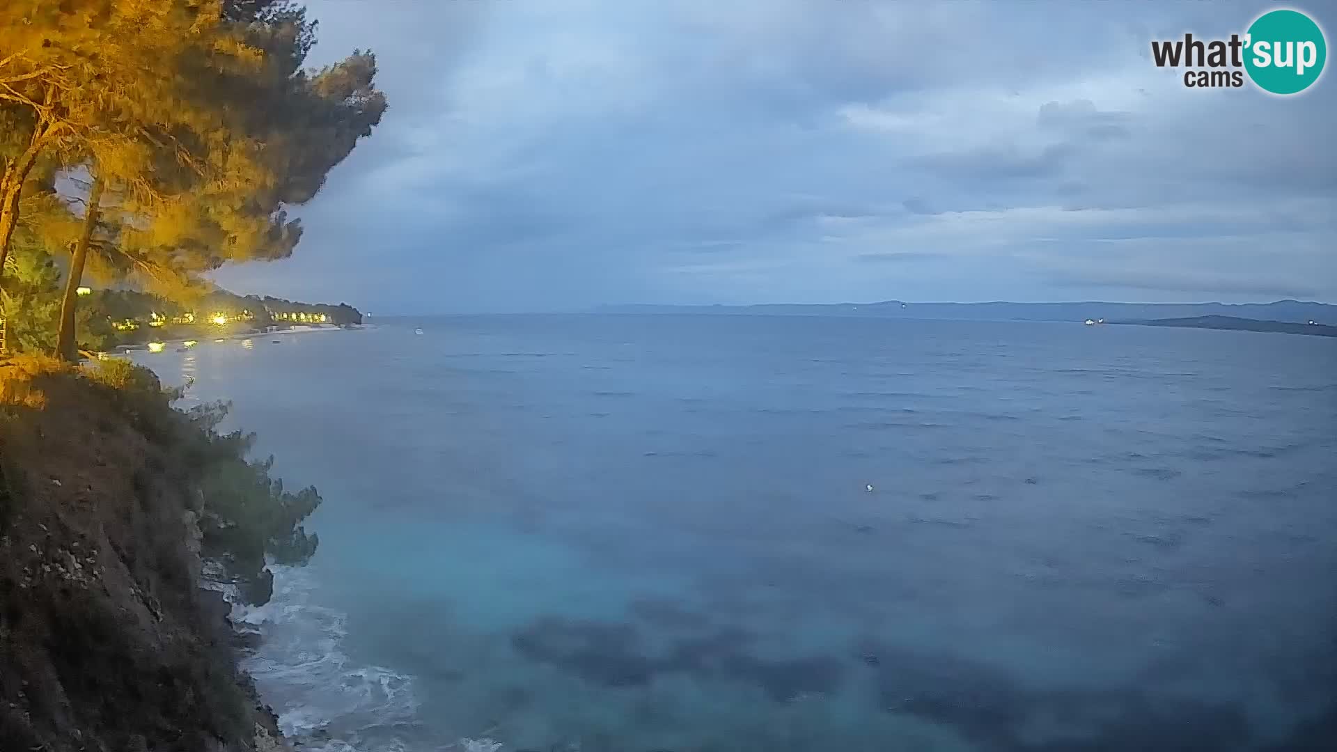 Webcam Potočine Beach Bol – Live View of Borak Beach, Brač Island