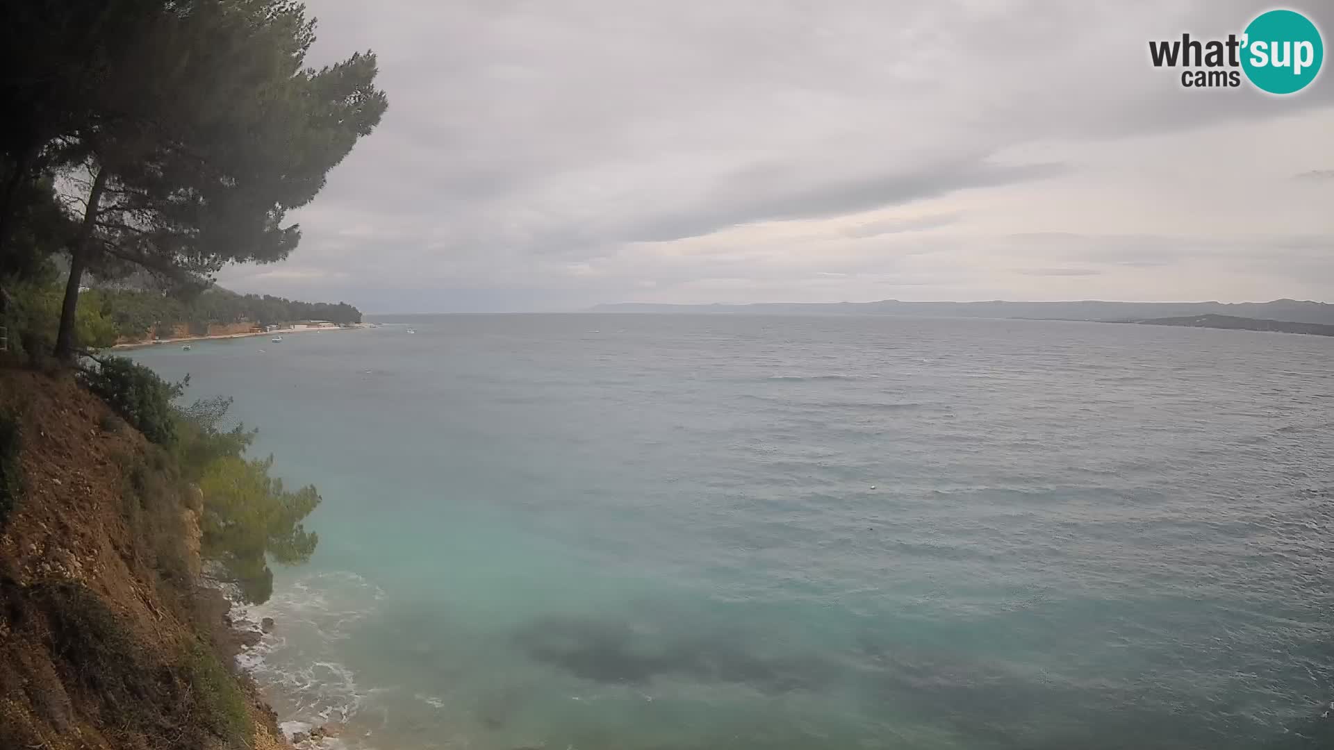 Webcam plage Potočine Bol – Vue en direct sur Borak Beach, île de Brač