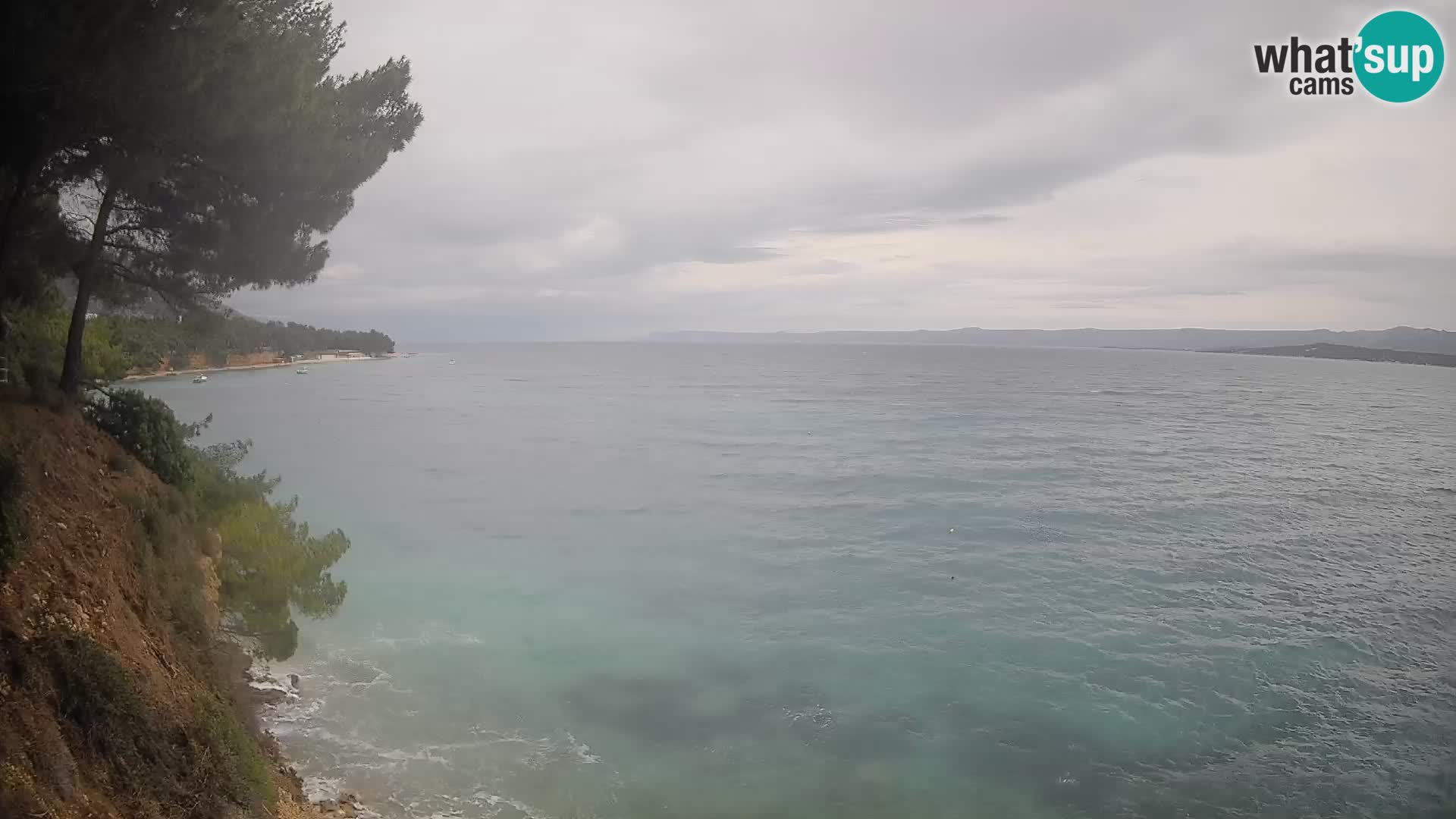 Webcam Potočine Beach Bol – Live View of Borak Beach, Brač Island