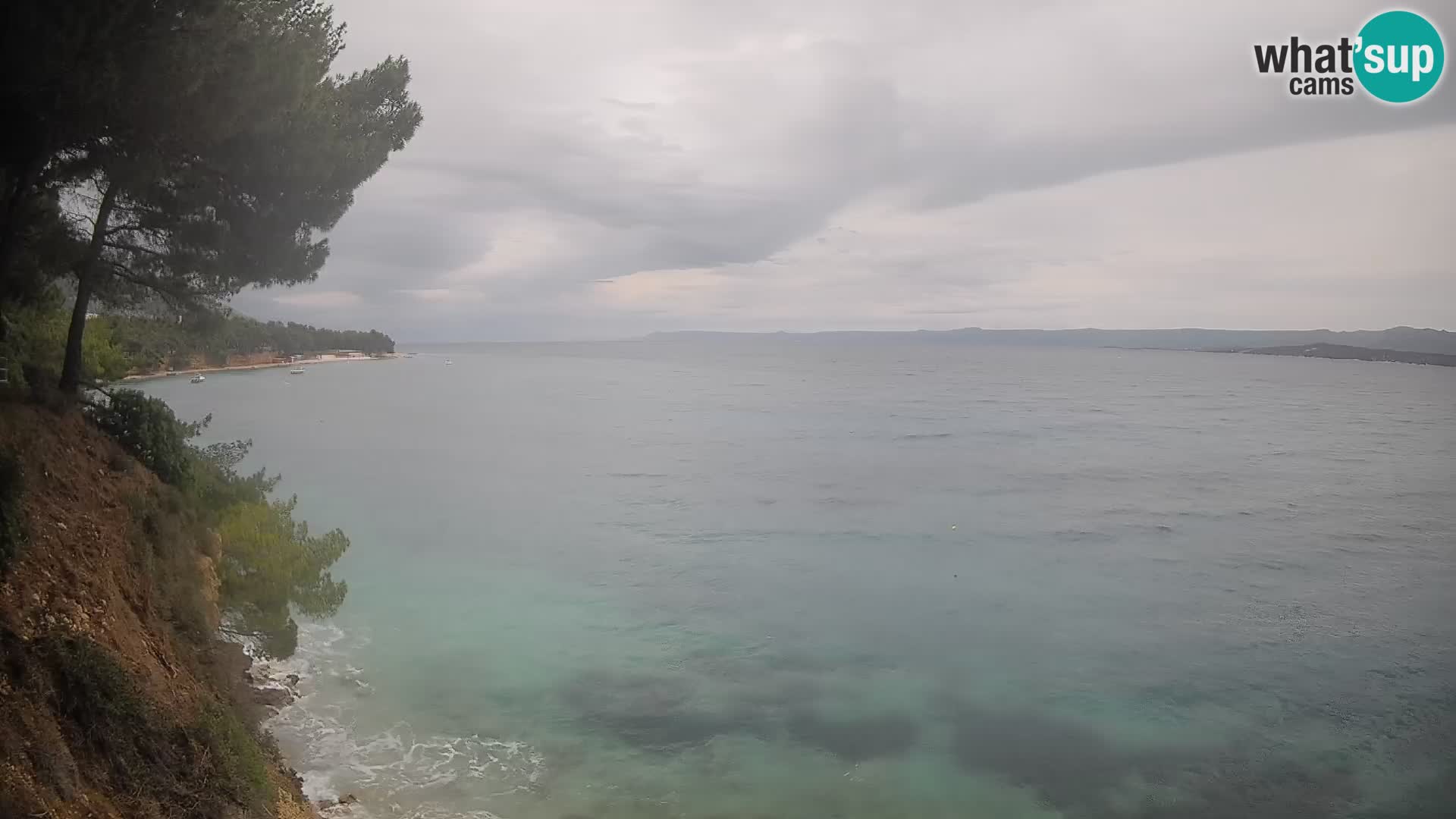 Webcam plage Potočine Bol – Vue en direct sur Borak Beach, île de Brač