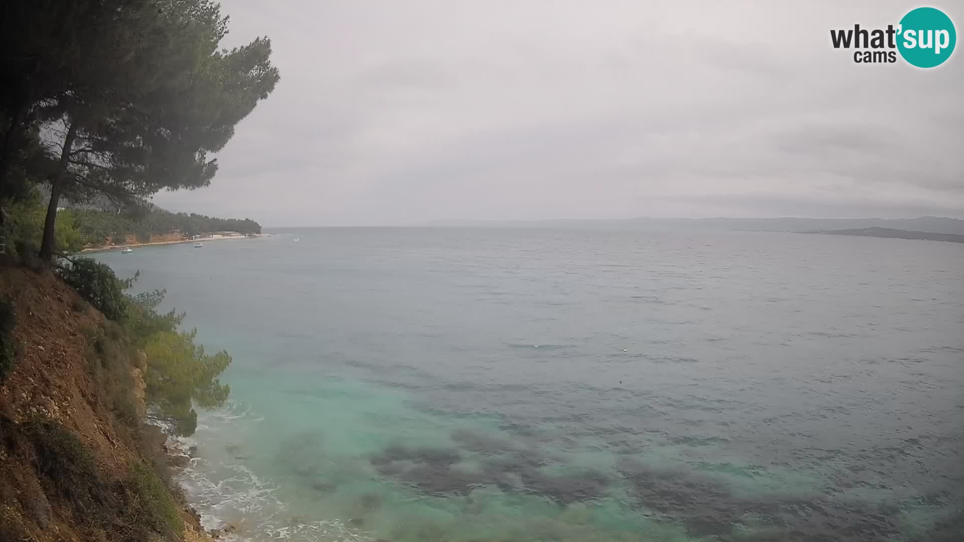 Webcam Potočine Beach Bol – Live View of Borak Beach, Brač Island