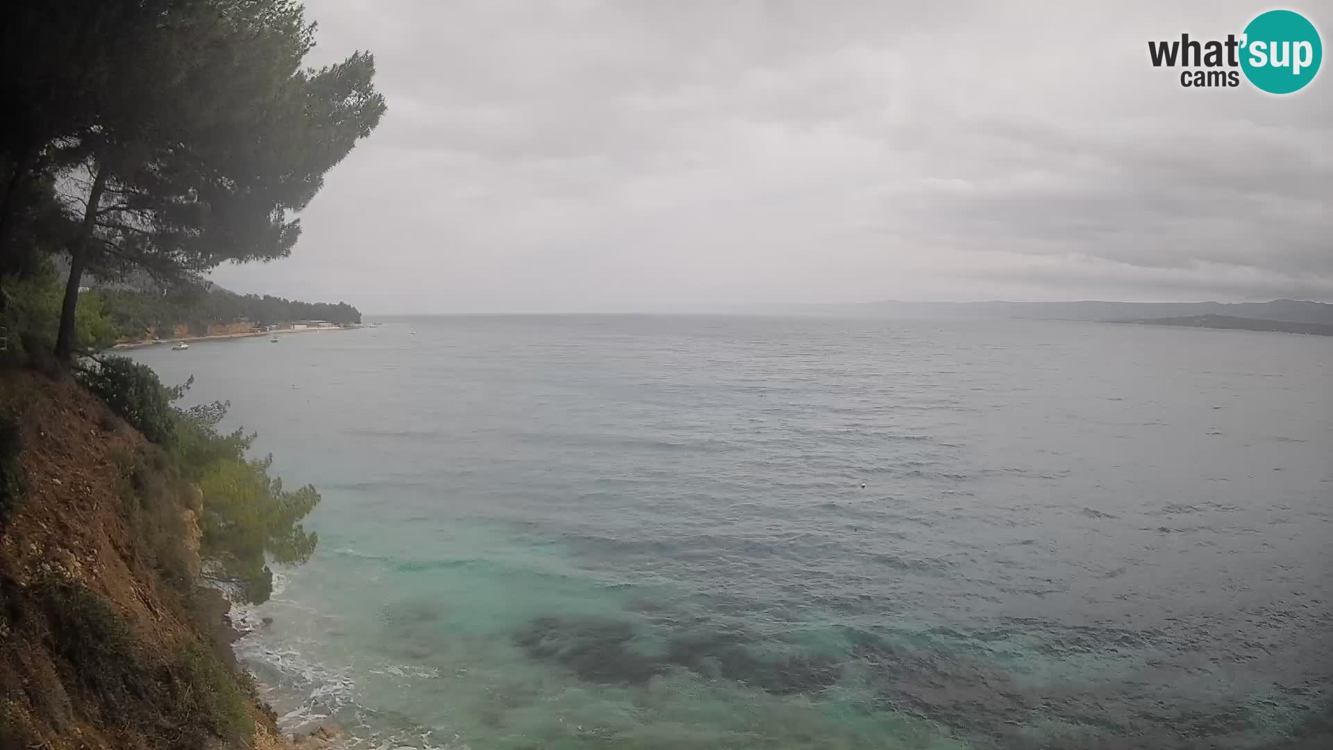 Webcam plage Potočine Bol – Vue en direct sur Borak Beach, île de Brač