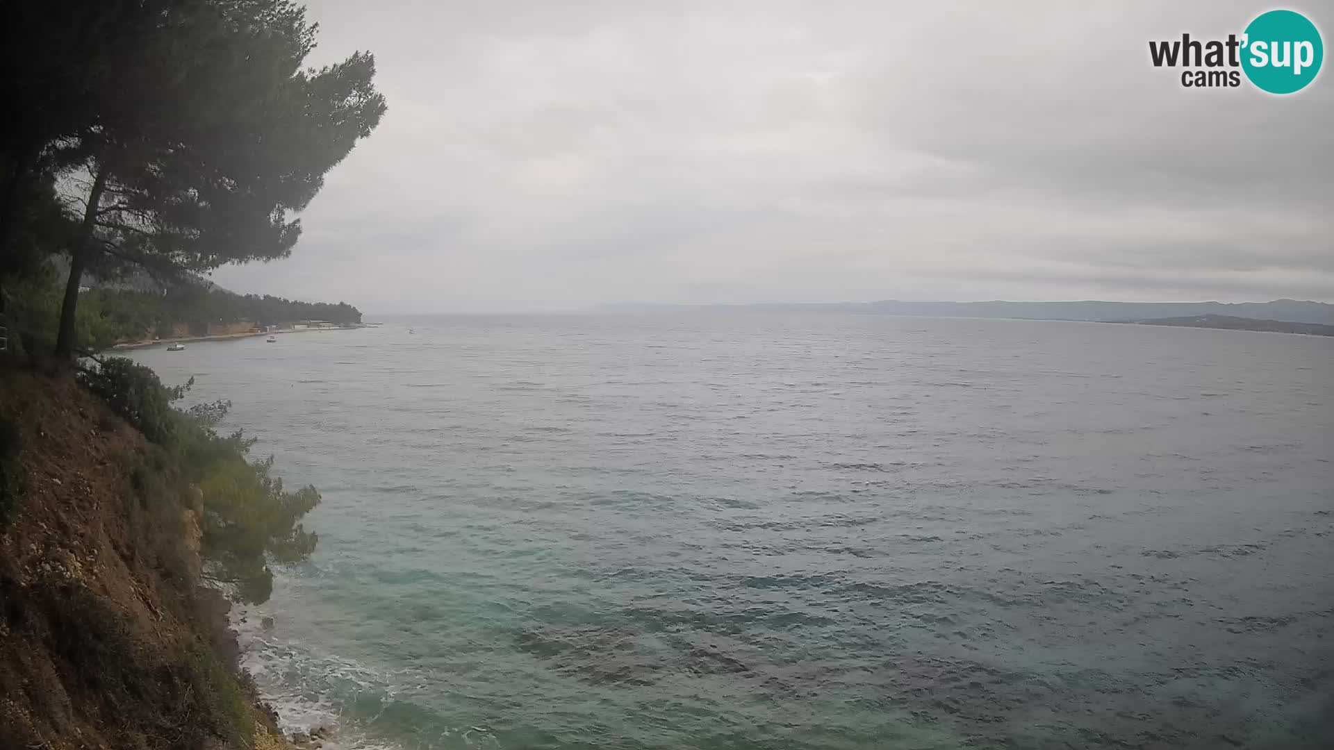 Webcam Spiaggia Potočine Bol – Vista live sulla spiaggia Borak, Isola di Brač