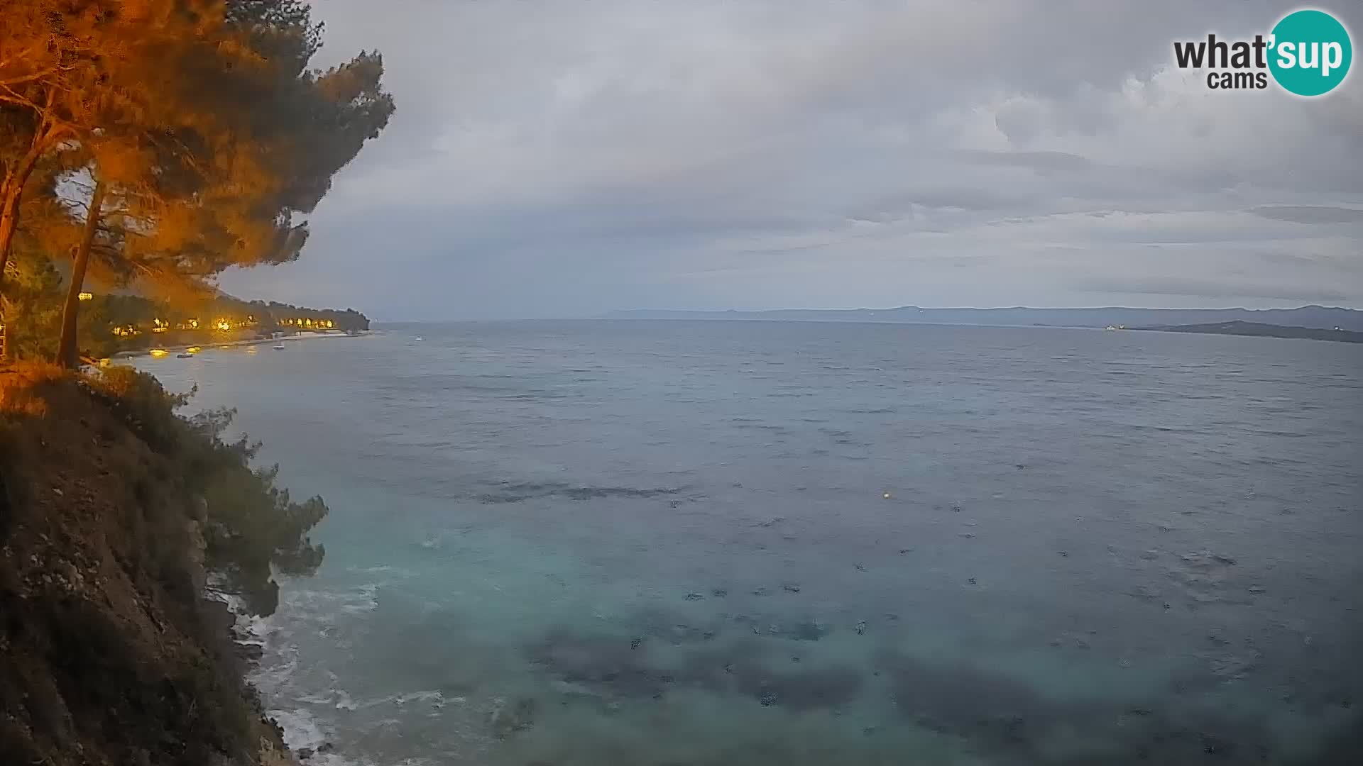 Webcam Playa Potočine Bol – Vista en vivo de Borak Beach, Isla de Brač