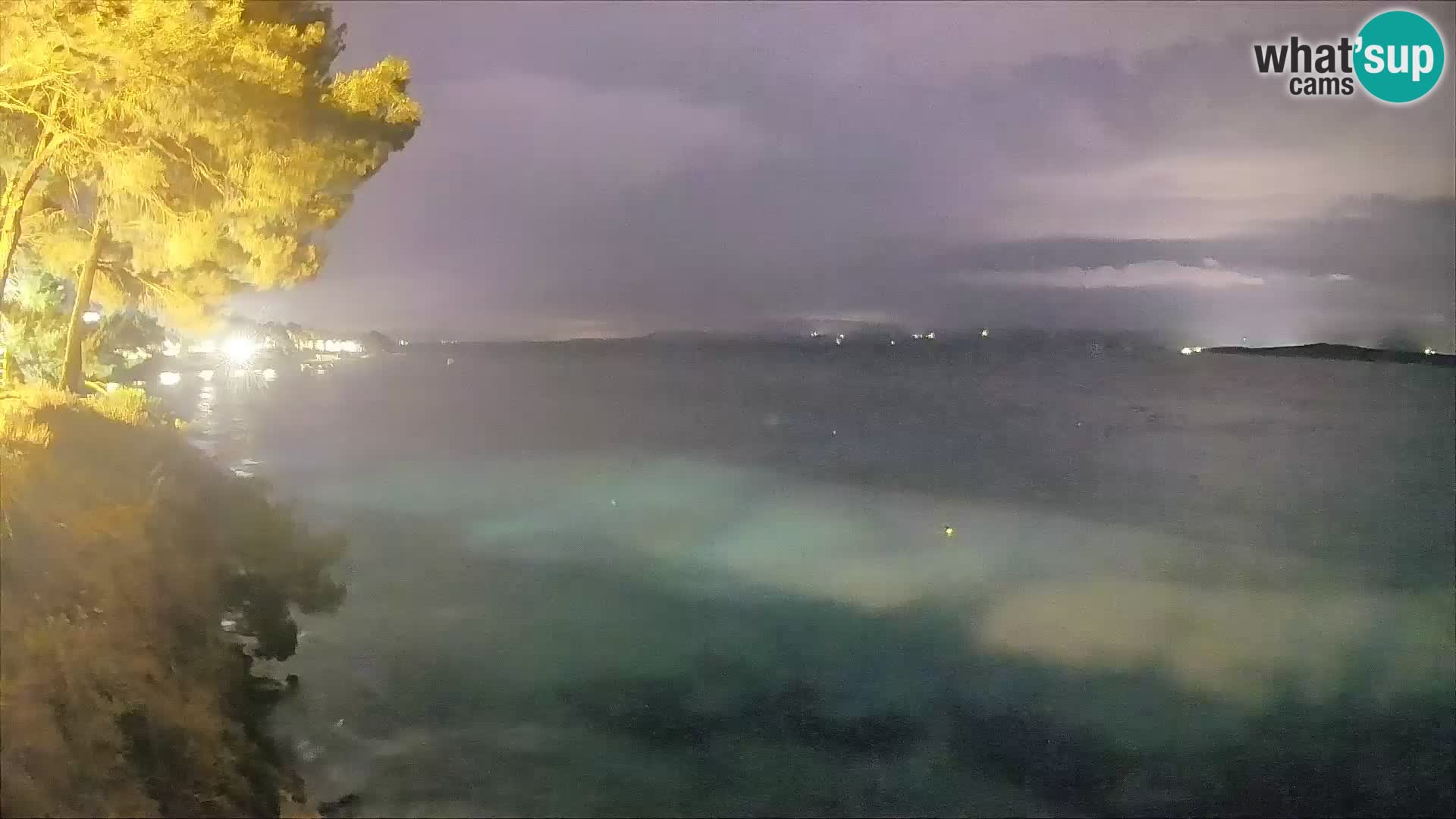 Webcam Spiaggia Potočine Bol – Vista live sulla spiaggia Borak, Isola di Brač