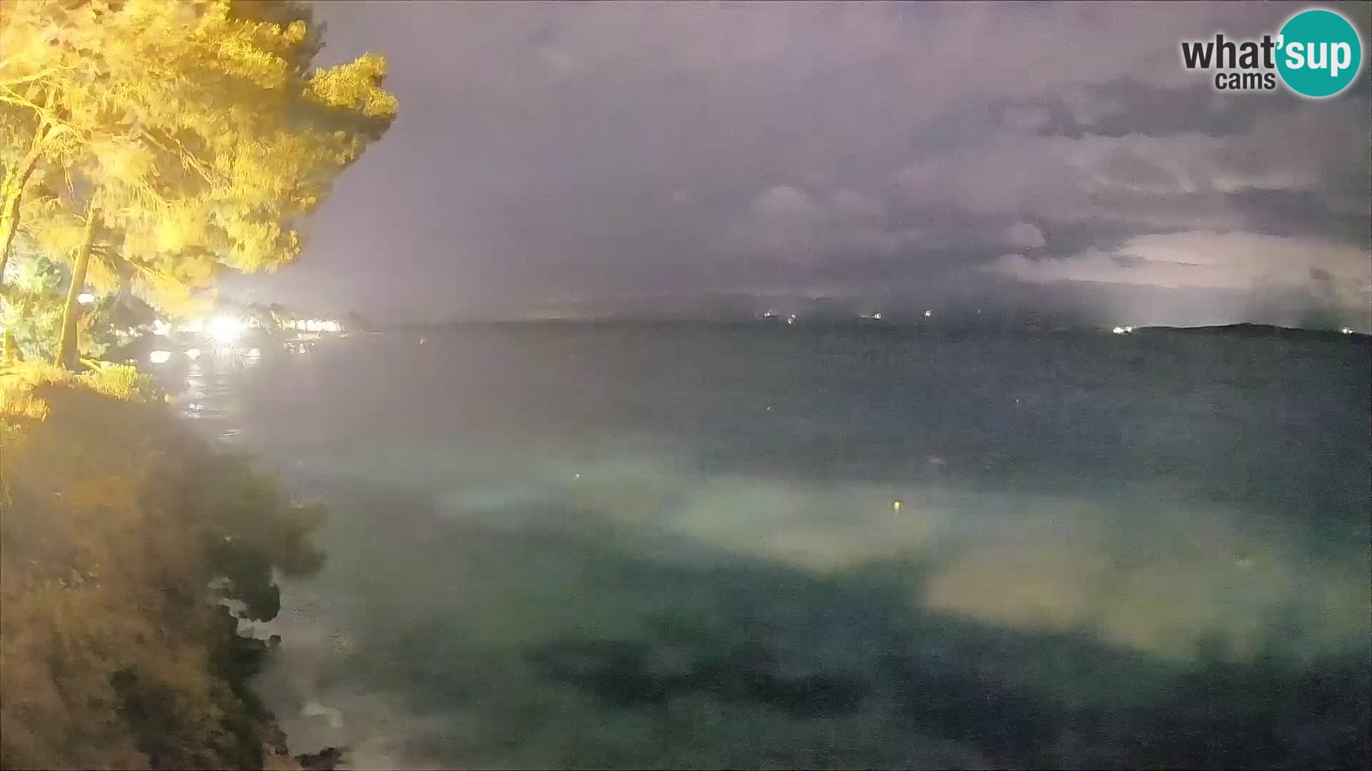 Webcam Spiaggia Potočine Bol – Vista live sulla spiaggia Borak, Isola di Brač