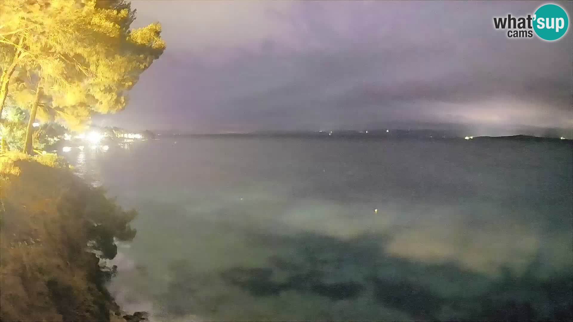 Webcam Spiaggia Potočine Bol – Vista live sulla spiaggia Borak, Isola di Brač