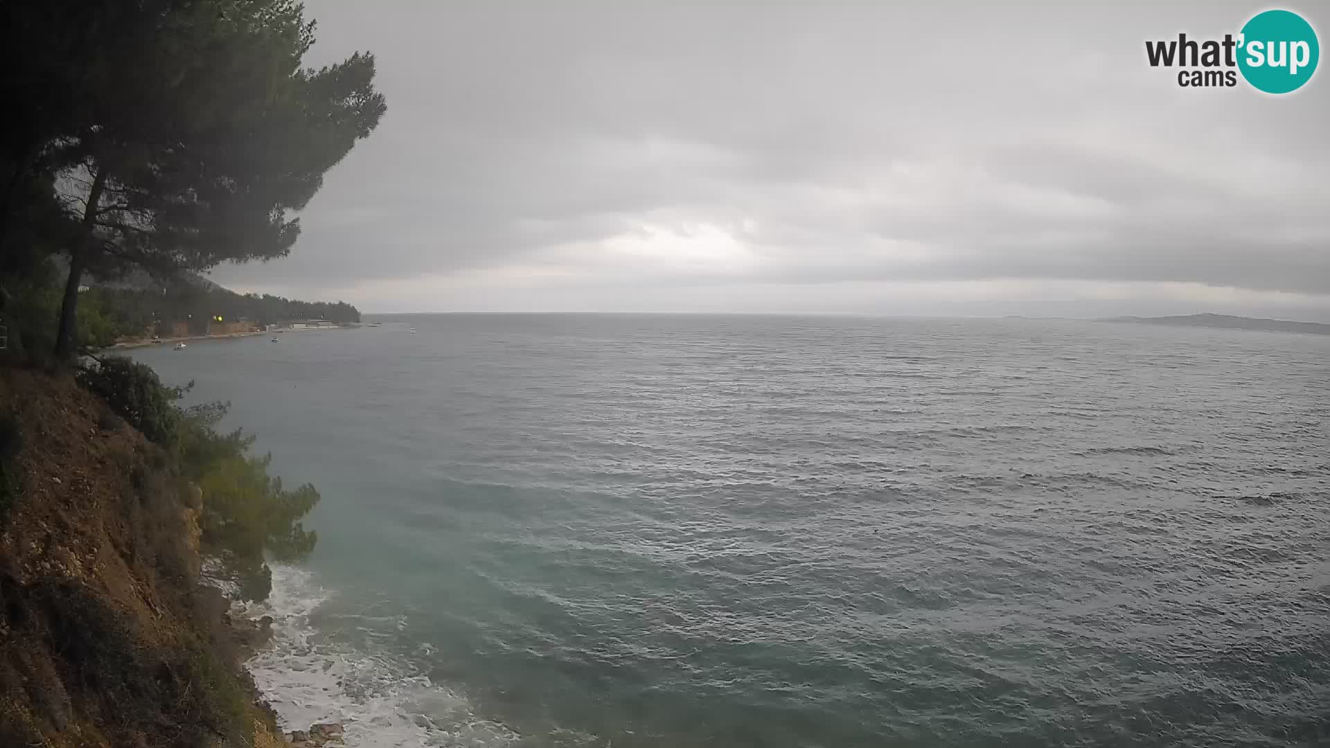 Web kamera Potočine Bol – Pogled uživo na plažu Borak, otok Brač