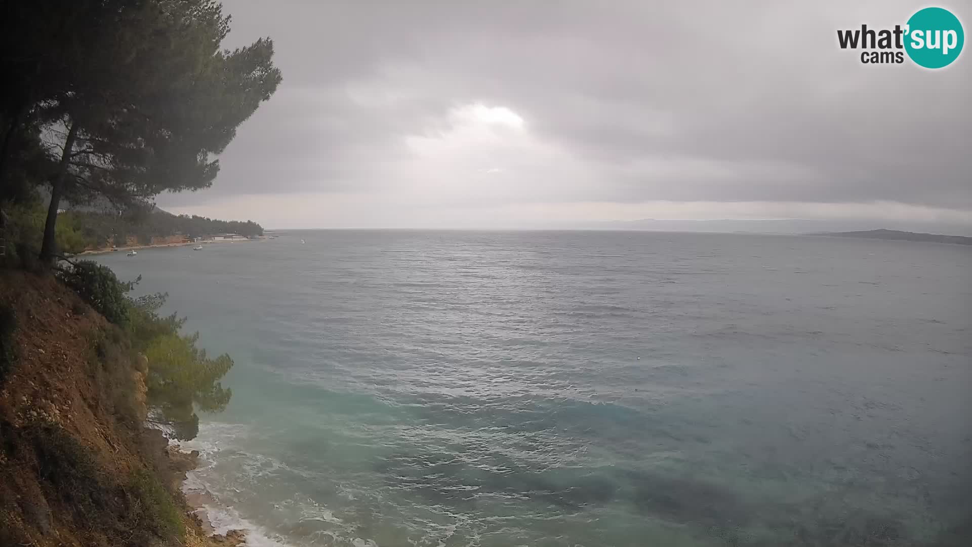 Webcam Potočine Beach Bol – Live View of Borak Beach, Brač Island