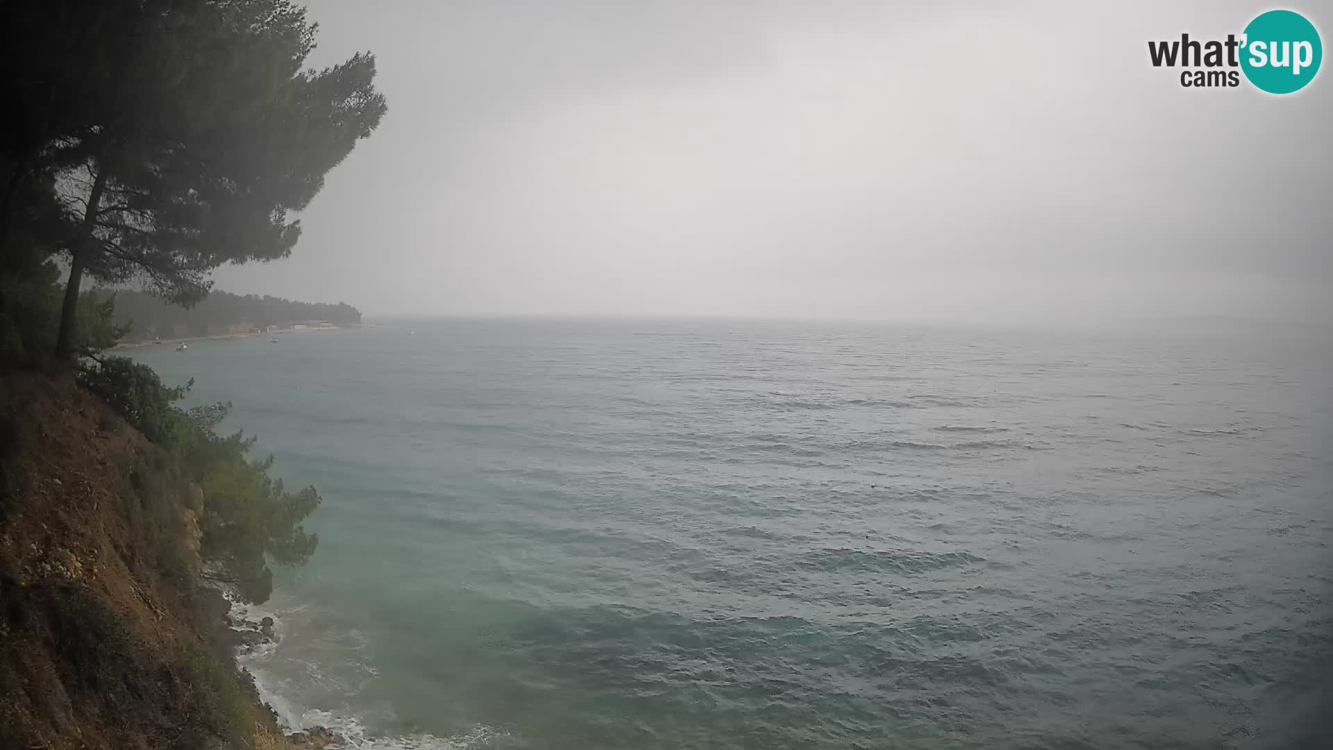 Webcam Spiaggia Potočine Bol – Vista live sulla spiaggia Borak, Isola di Brač