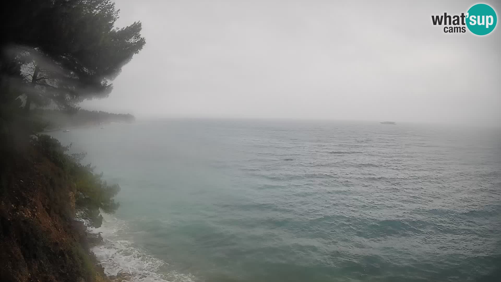 Webcam Potočine Beach Bol – Live View of Borak Beach, Brač Island