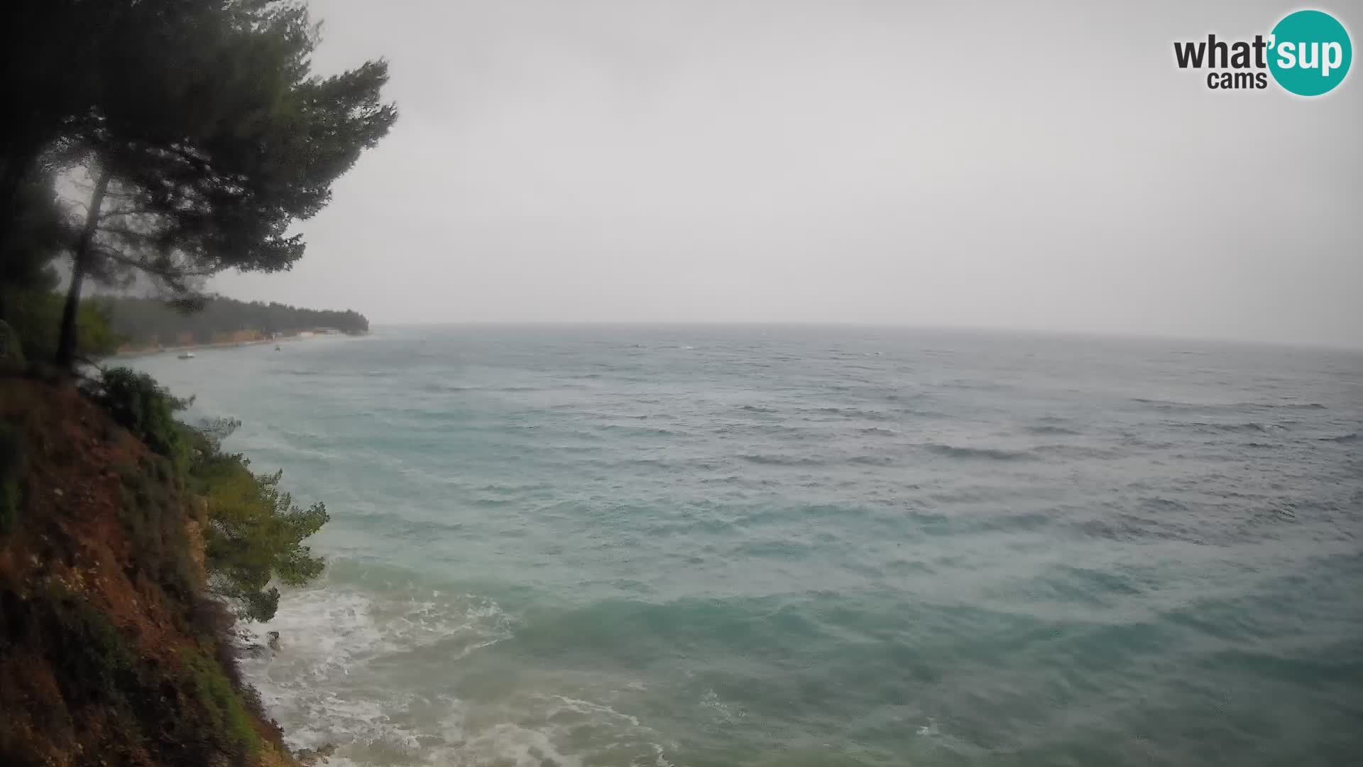 Webcam Strand Potočine Bol – Liveblick auf Borak Beach, Insel Brač