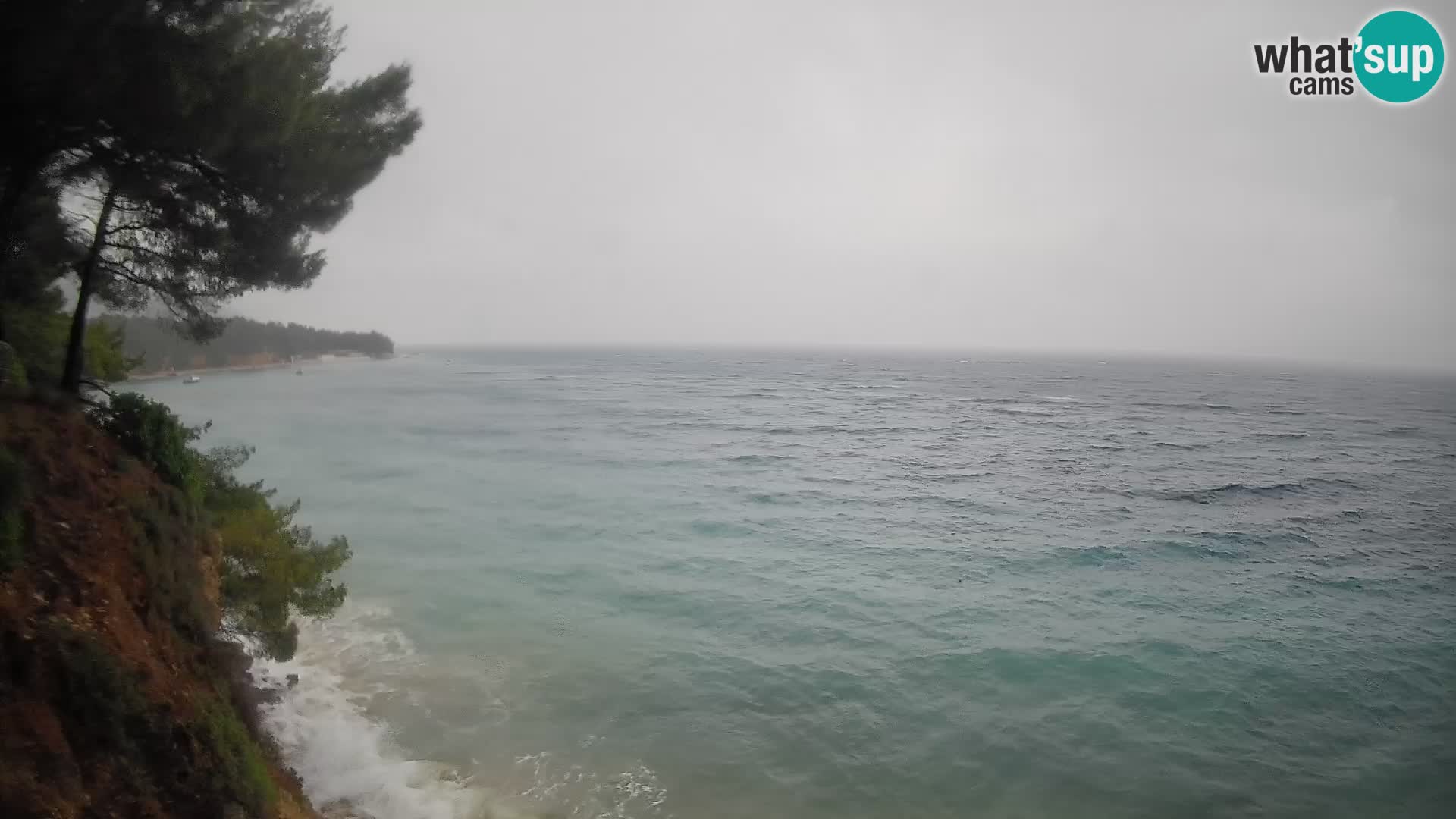 Web kamera Potočine Bol – Pogled uživo na plažu Borak, otok Brač
