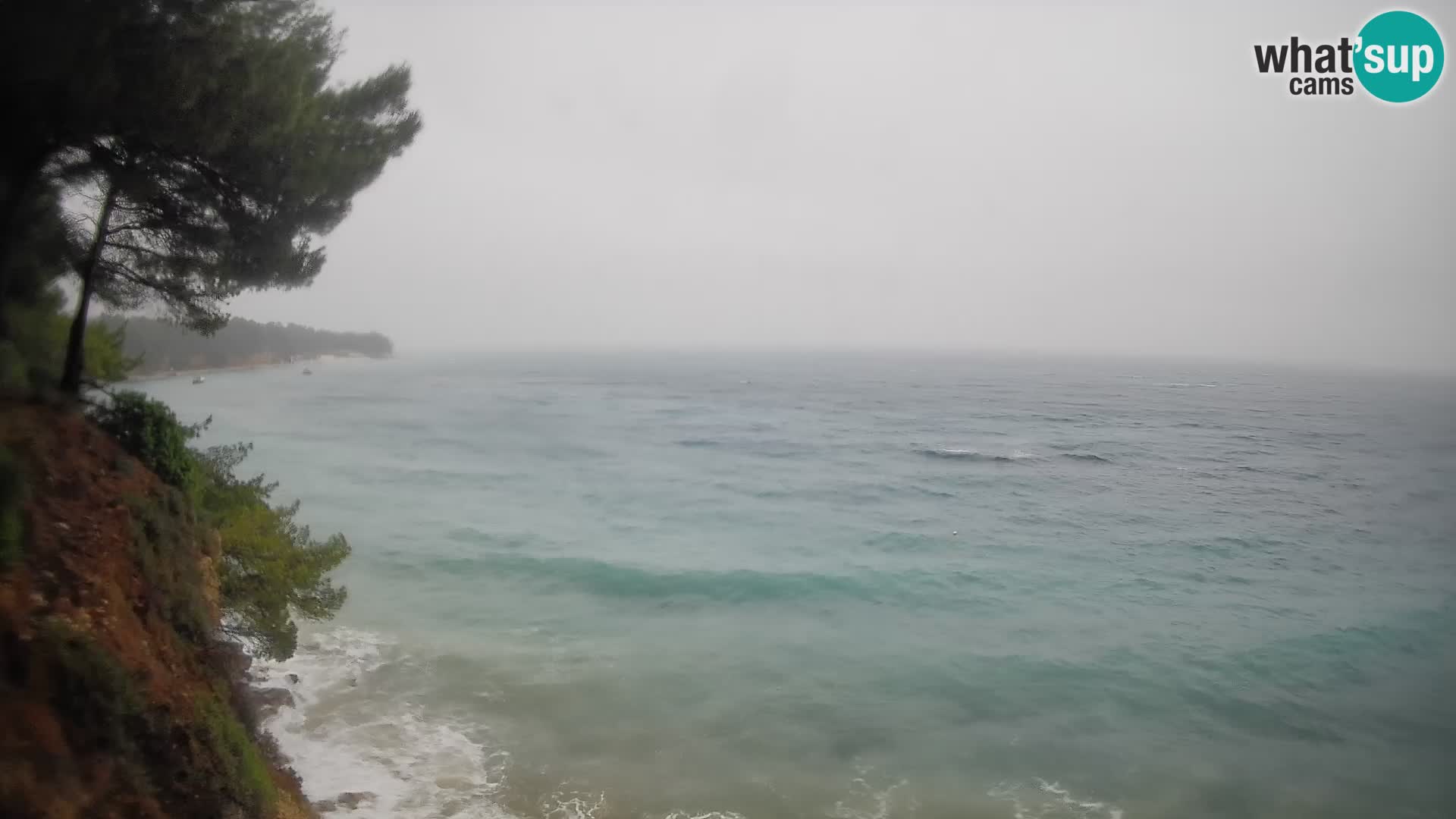 Webcam Potočine Beach Bol – Live View of Borak Beach, Brač Island