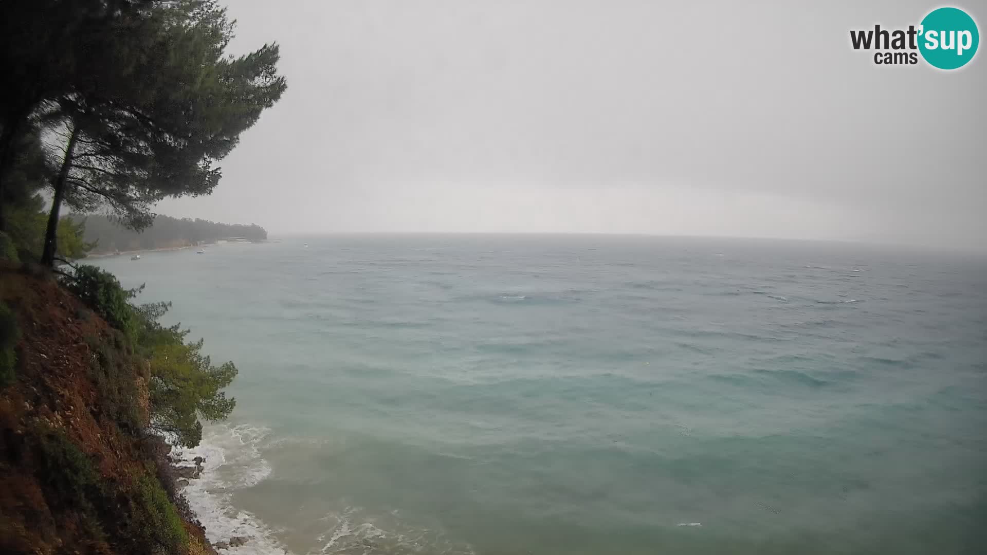 Web kamera Potočine Bol – Pogled uživo na plažu Borak, otok Brač