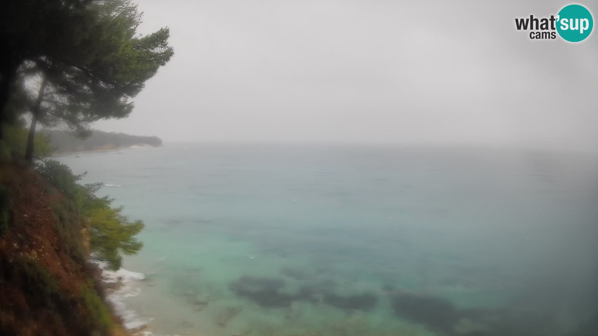 Webcam Potočine Beach Bol – Live View of Borak Beach, Brač Island