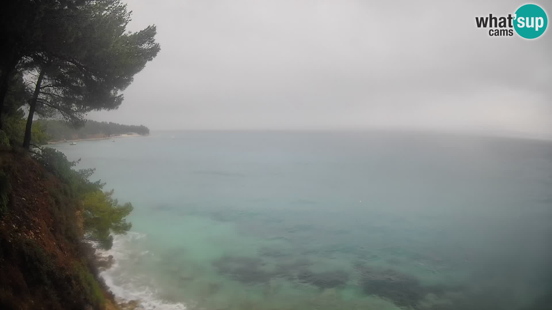 Webcam Potočine Beach Bol – Live View of Borak Beach, Brač Island