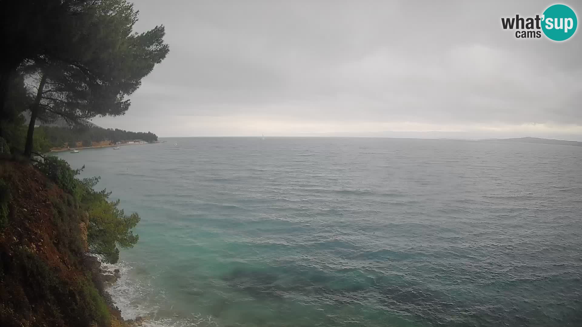 Web kamera Potočine Bol – Pogled uživo na plažu Borak, otok Brač